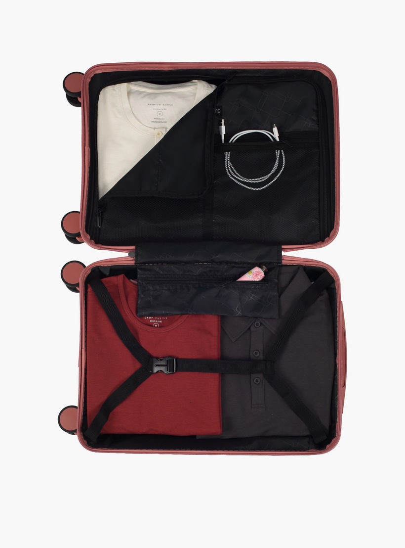شنطة ترولي صلبة بملمس بارز ومقبض قابل للسحب من كيسلايت - 28 بوصة للسفر بالطائرة-travel-luggagesandbags-luggage-image-11