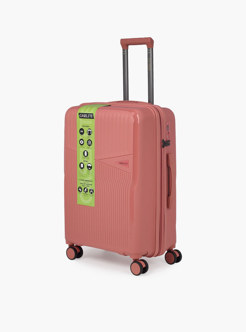 شنطة ترولي صلبة بملمس بارز ومقبض قابل للسحب من كيسلايت - 28 بوصة للسفر بالطائرة-travel-luggagesandbags-luggage-image-13
