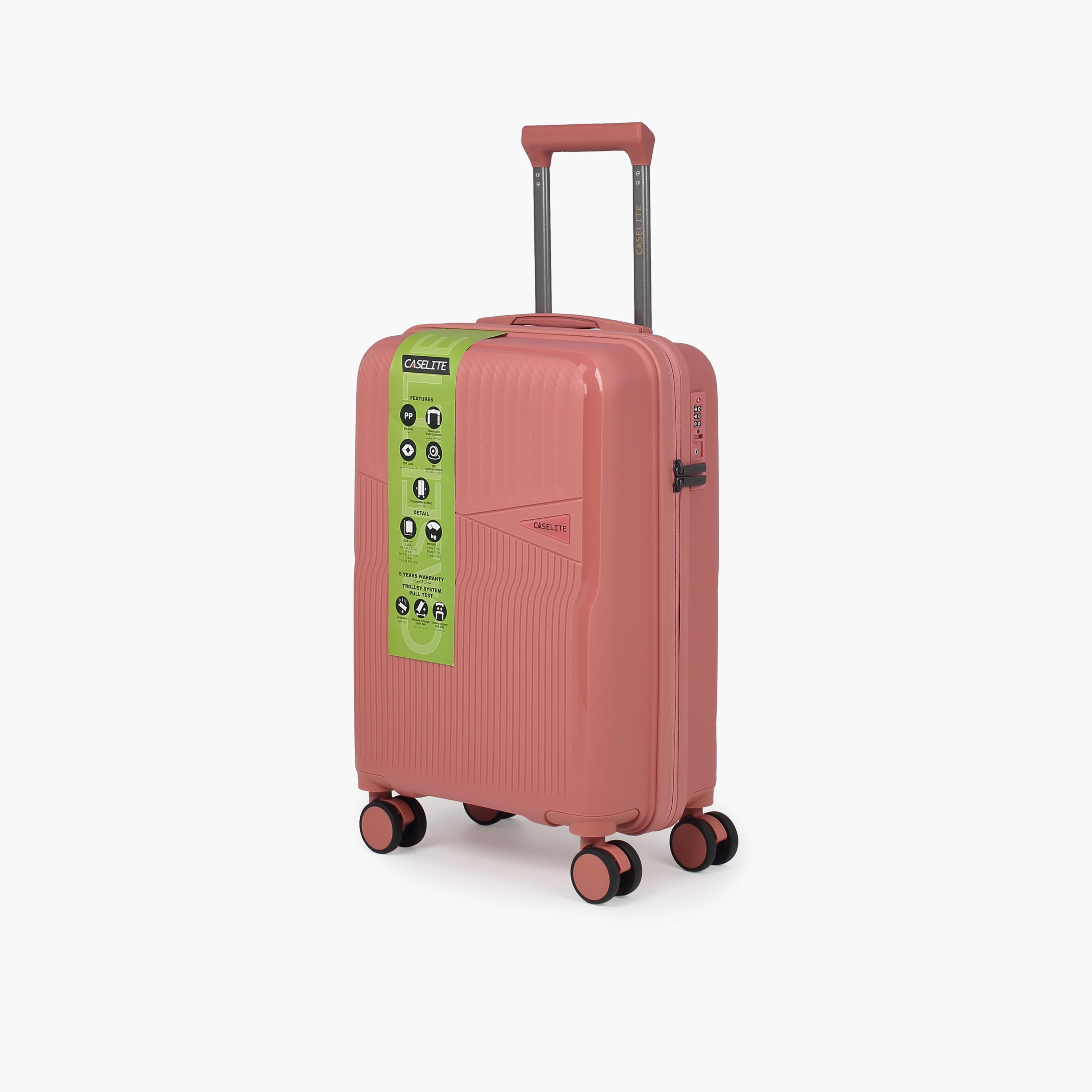 شنطة ترولي صلبة بملمس بارز ومقبض قابل للسحب من كيسلايت - 28 بوصة للسفر بالطائرة-travel-luggagesandbags-luggage-image-2