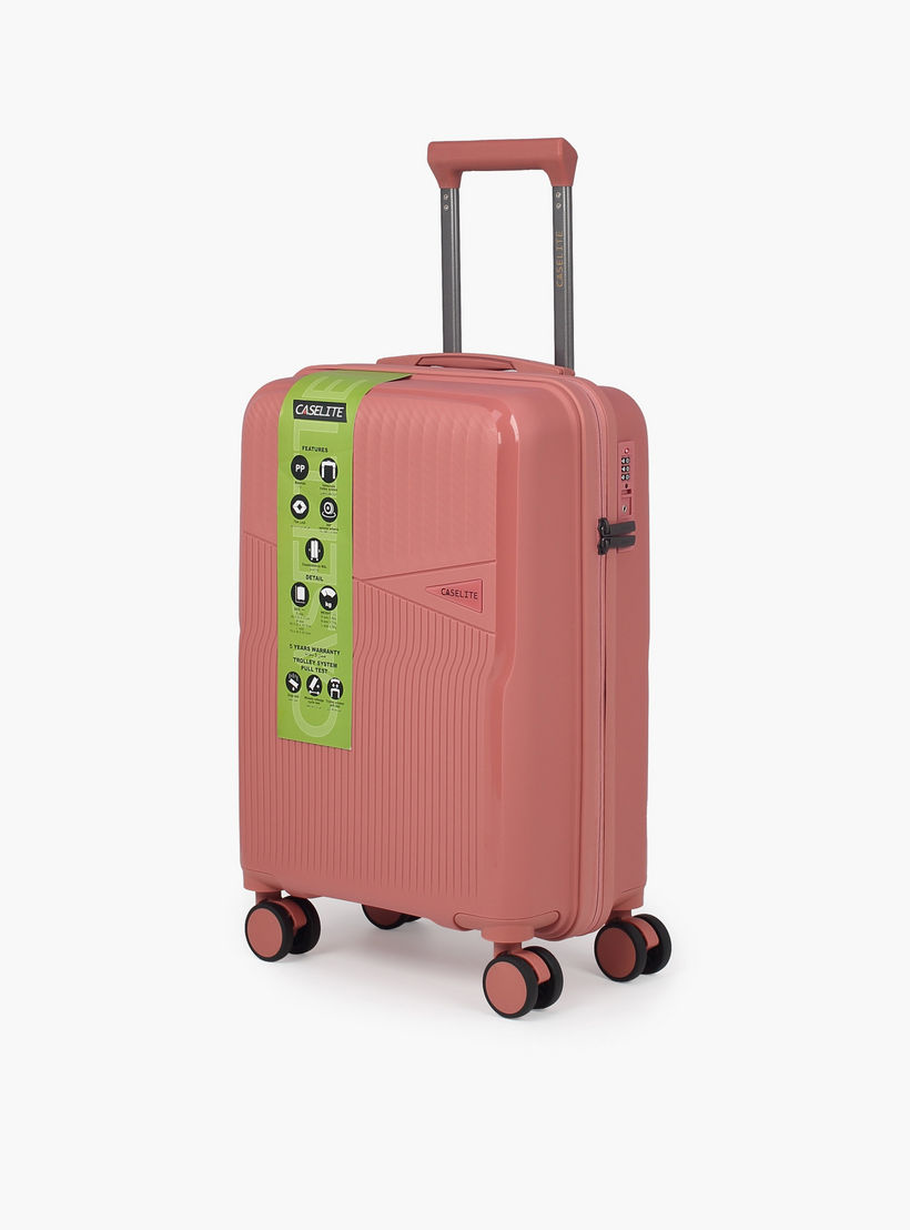 شنطة ترولي صلبة بملمس بارز ومقبض قابل للسحب من كيسلايت - 28 بوصة للسفر بالطائرة-travel-luggagesandbags-luggage-image-2
