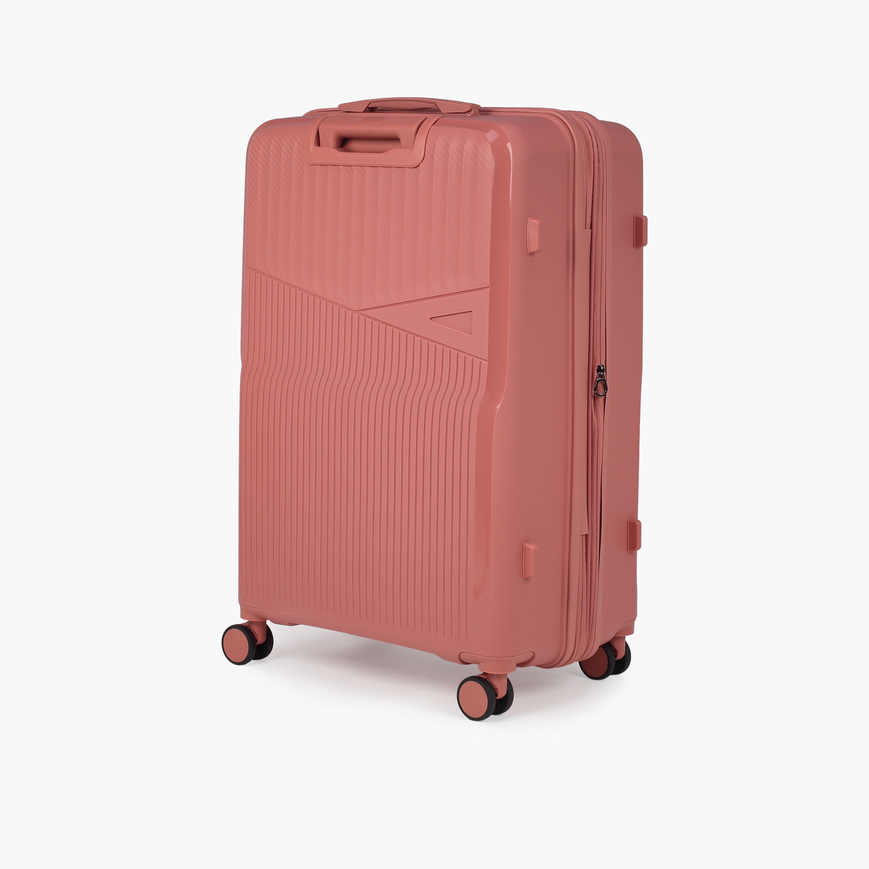 شنطة ترولي صلبة بملمس بارز ومقبض قابل للسحب من كيسلايت - 28 بوصة للسفر بالطائرة-travel-luggagesandbags-luggage-image-4