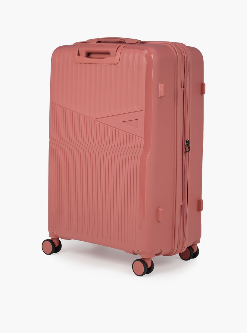 شنطة ترولي صلبة بملمس بارز ومقبض قابل للسحب من كيسلايت - 28 بوصة للسفر بالطائرة-travel-luggagesandbags-luggage-image-4