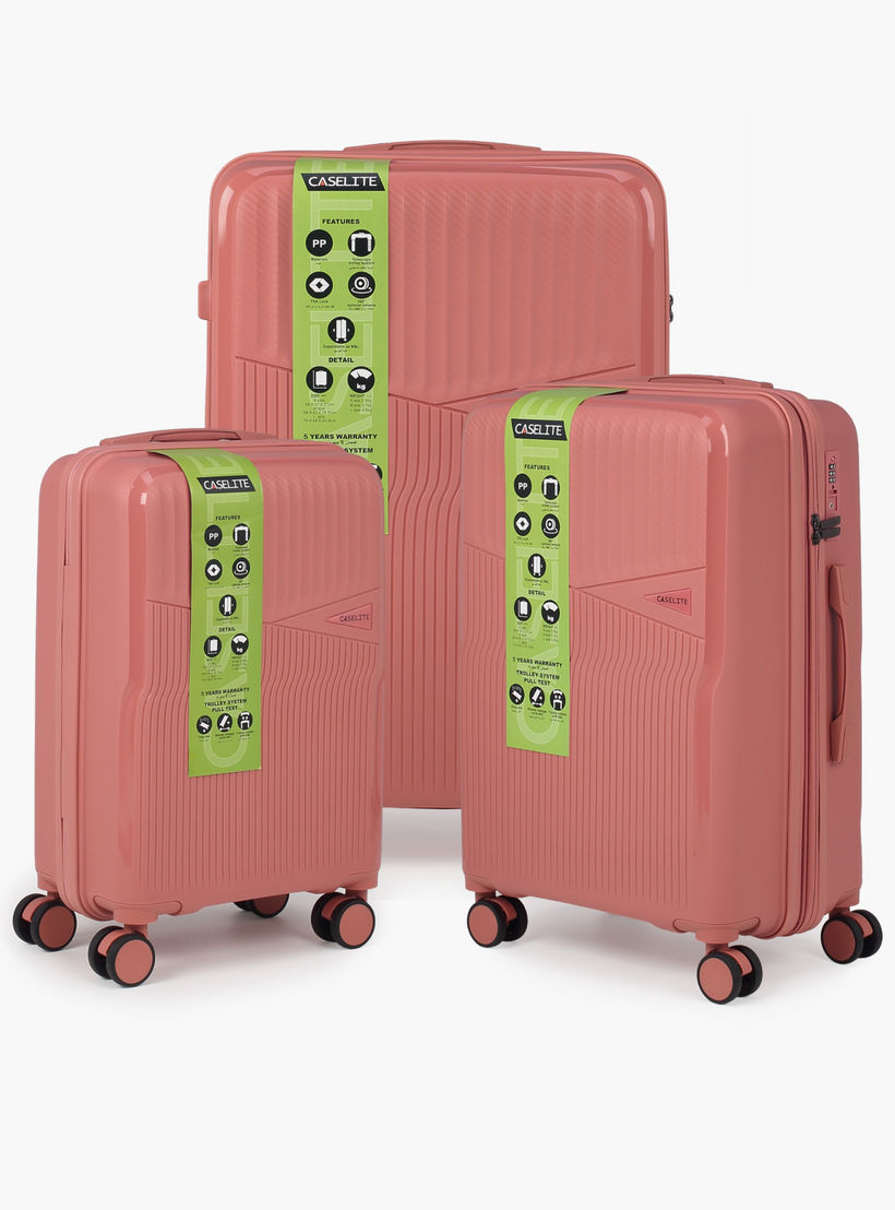 شنطة ترولي صلبة بملمس بارز ومقبض قابل للسحب من كيسلايت - 28 بوصة للسفر بالطائرة-travel-luggagesandbags-luggage-image-6