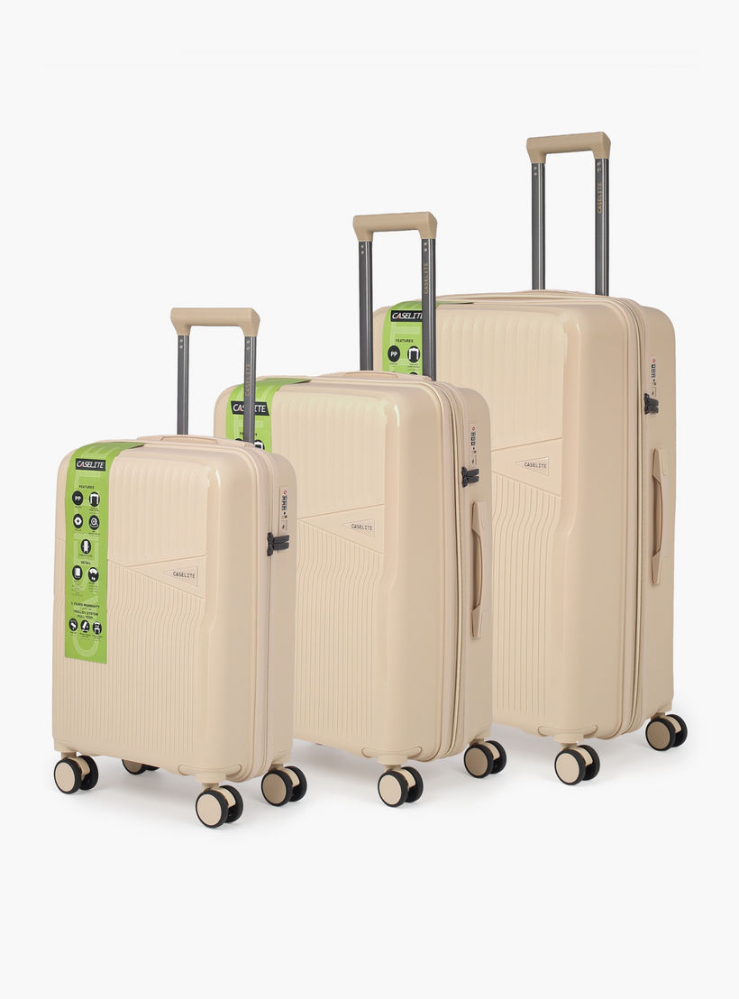 شنطة ترولي صلبة بارزة الملمس بمقبض قابل للسحب من كيسلايت - 20 بوصة للطائرة-travel-luggagesandbags-luggage-image-1