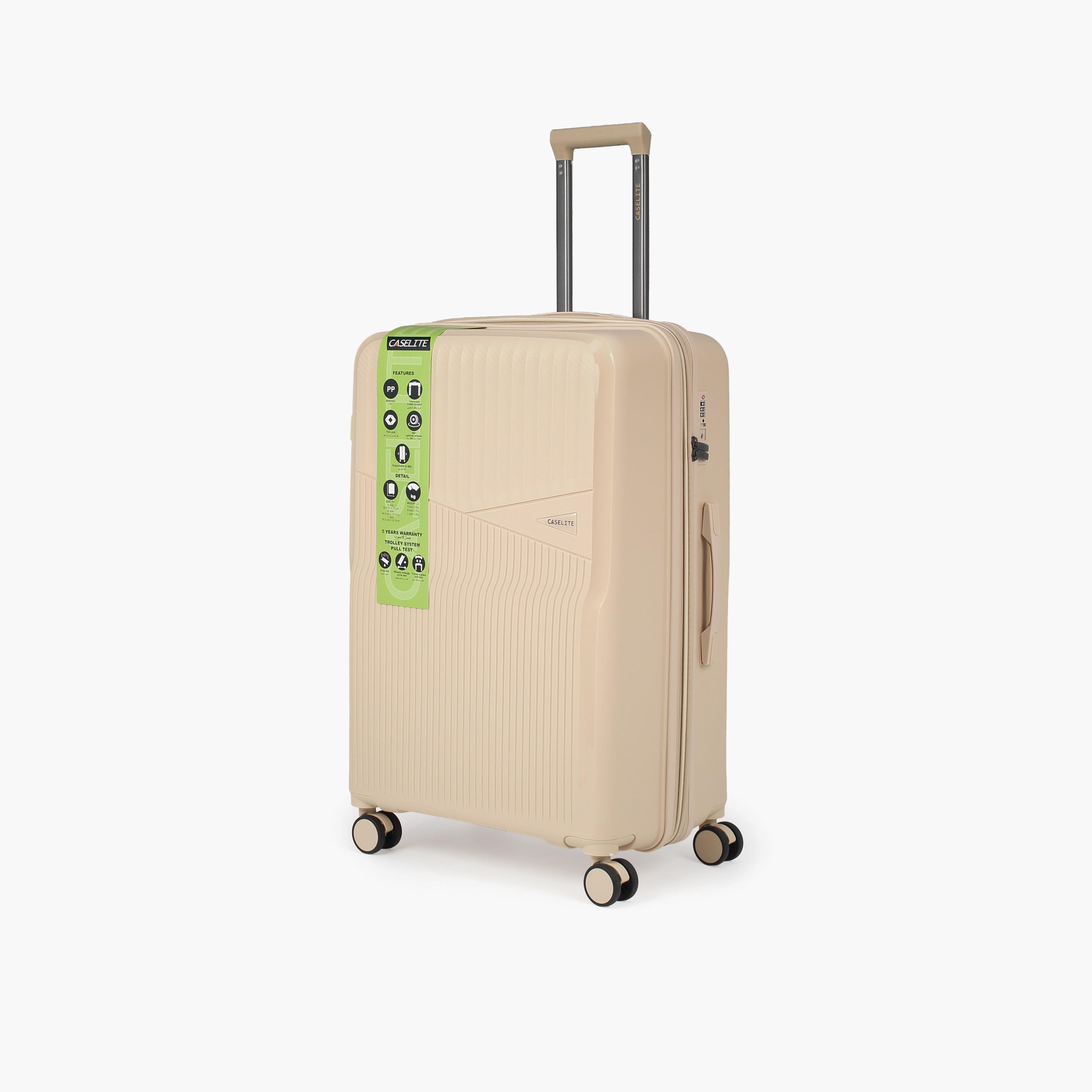 شنطة ترولي صلبة بارزة الملمس بمقبض قابل للسحب من كيسلايت - 20 بوصة للطائرة-travel-luggagesandbags-luggage-image-12
