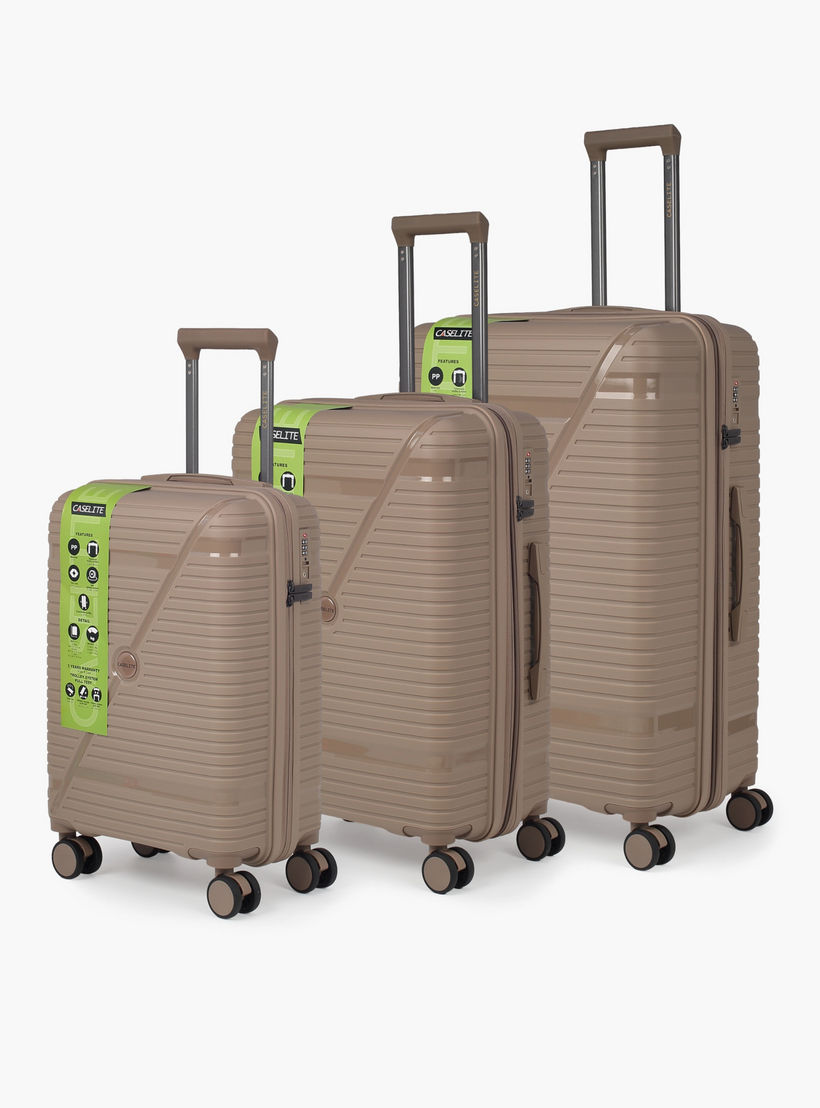 شنطة ترولي صلبة بارزة الملمس بمقبض قابل للسحب من كيسلايت - 20 بوصة للطائرة-travel-luggagesandbags-luggage-image-1
