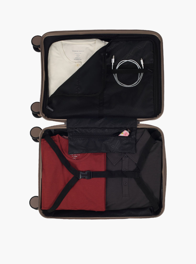 شنطة ترولي صلبة بارزة الملمس بمقبض قابل للسحب من كيسلايت - 20 بوصة للطائرة-travel-luggagesandbags-luggage-image-11