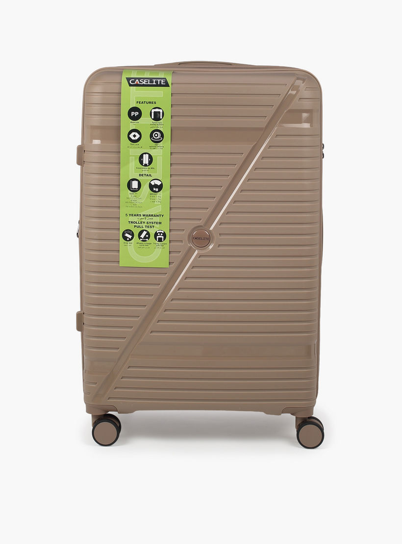 شنطة ترولي صلبة بارزة الملمس بمقبض قابل للسحب من كيسلايت - 20 بوصة للطائرة-travel-luggagesandbags-luggage-image-3