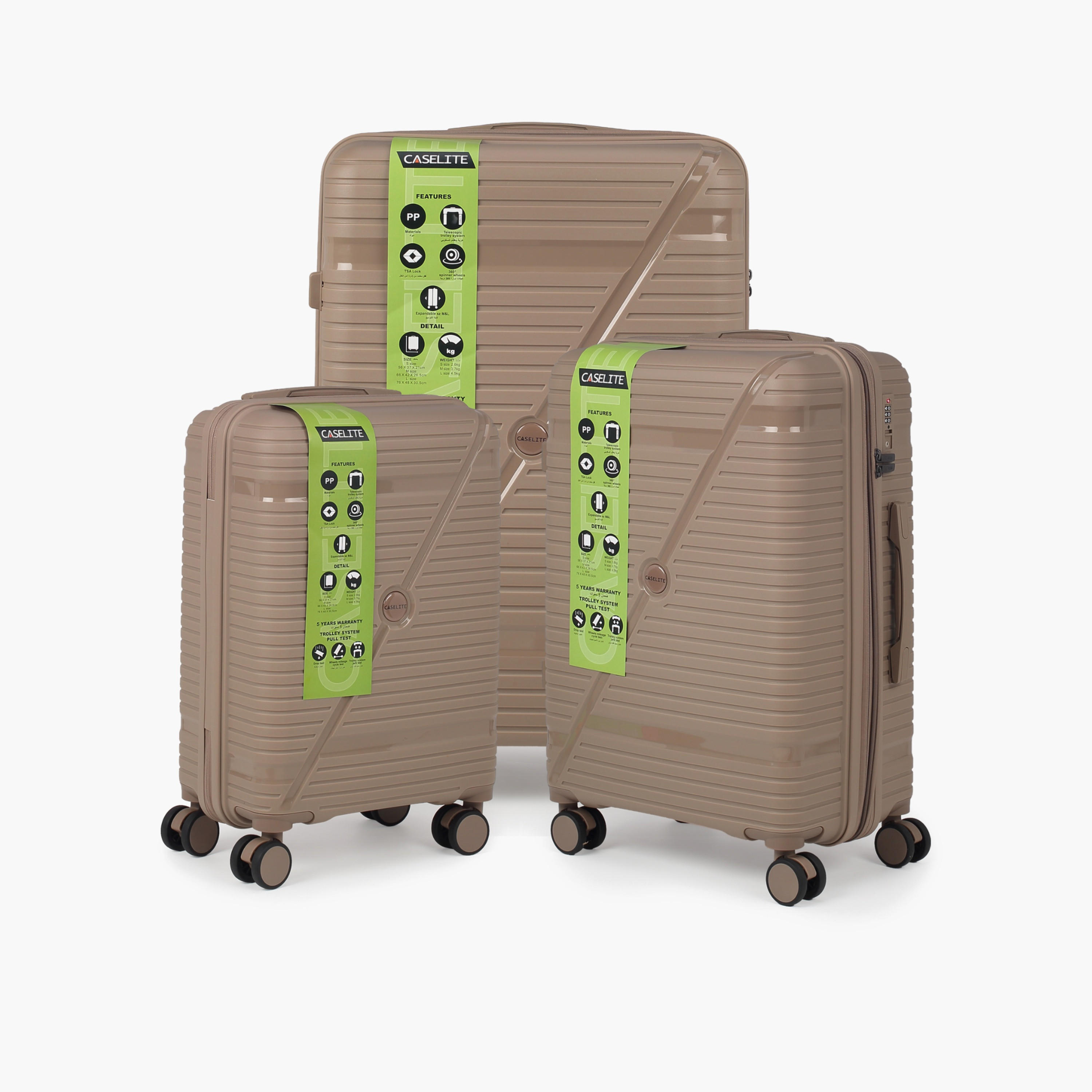 شنطة ترولي صلبة بارزة الملمس بمقبض قابل للسحب من كيسلايت - 20 بوصة للطائرة-travel-luggagesandbags-luggage-image-6