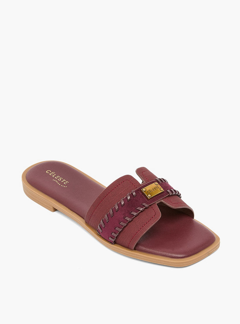 Celeste Women Metallic Accent Sandals-women-shoes-flats-sandals-image-2