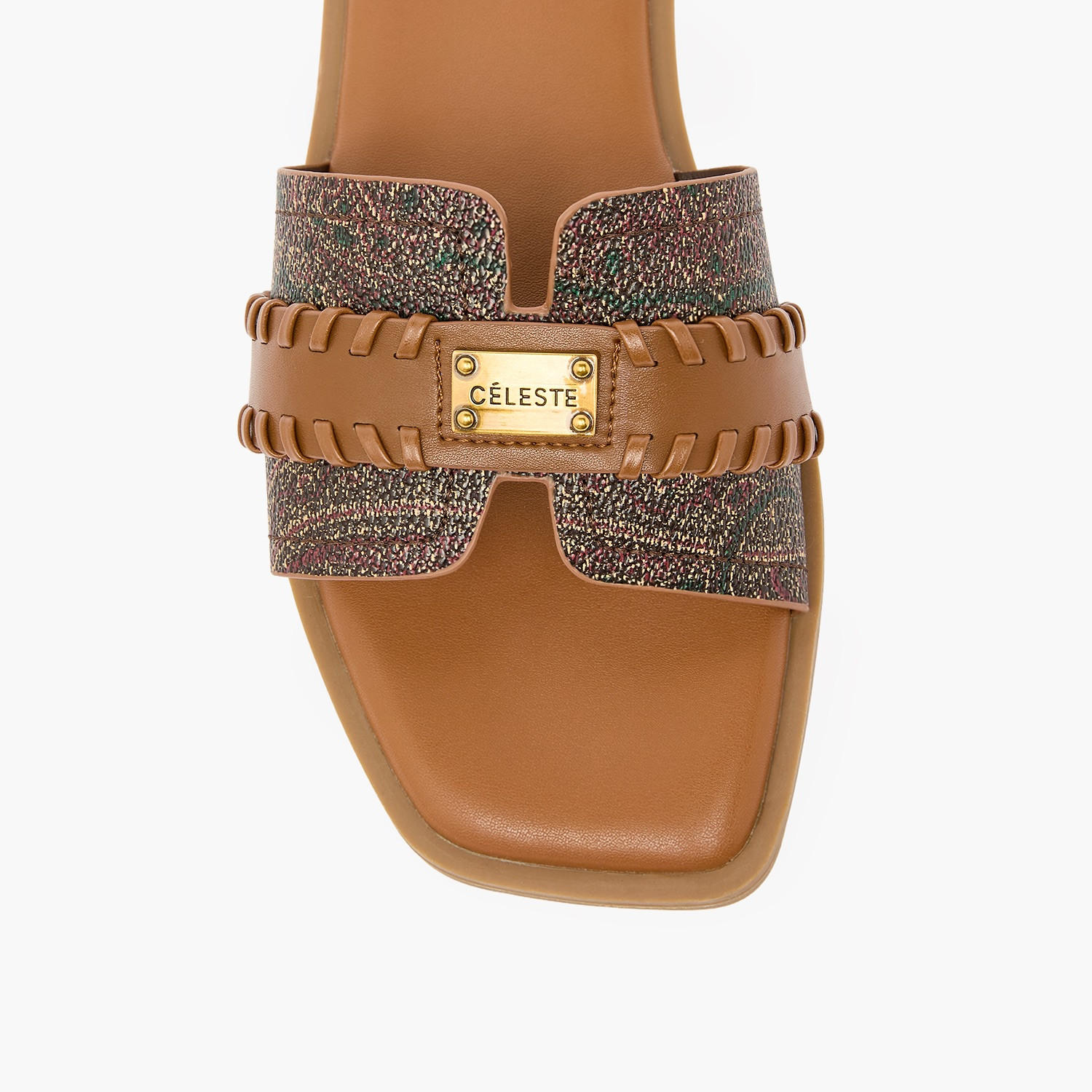 Celeste Women Metallic Accent Sandals-women-shoes-flats-sandals-image-4