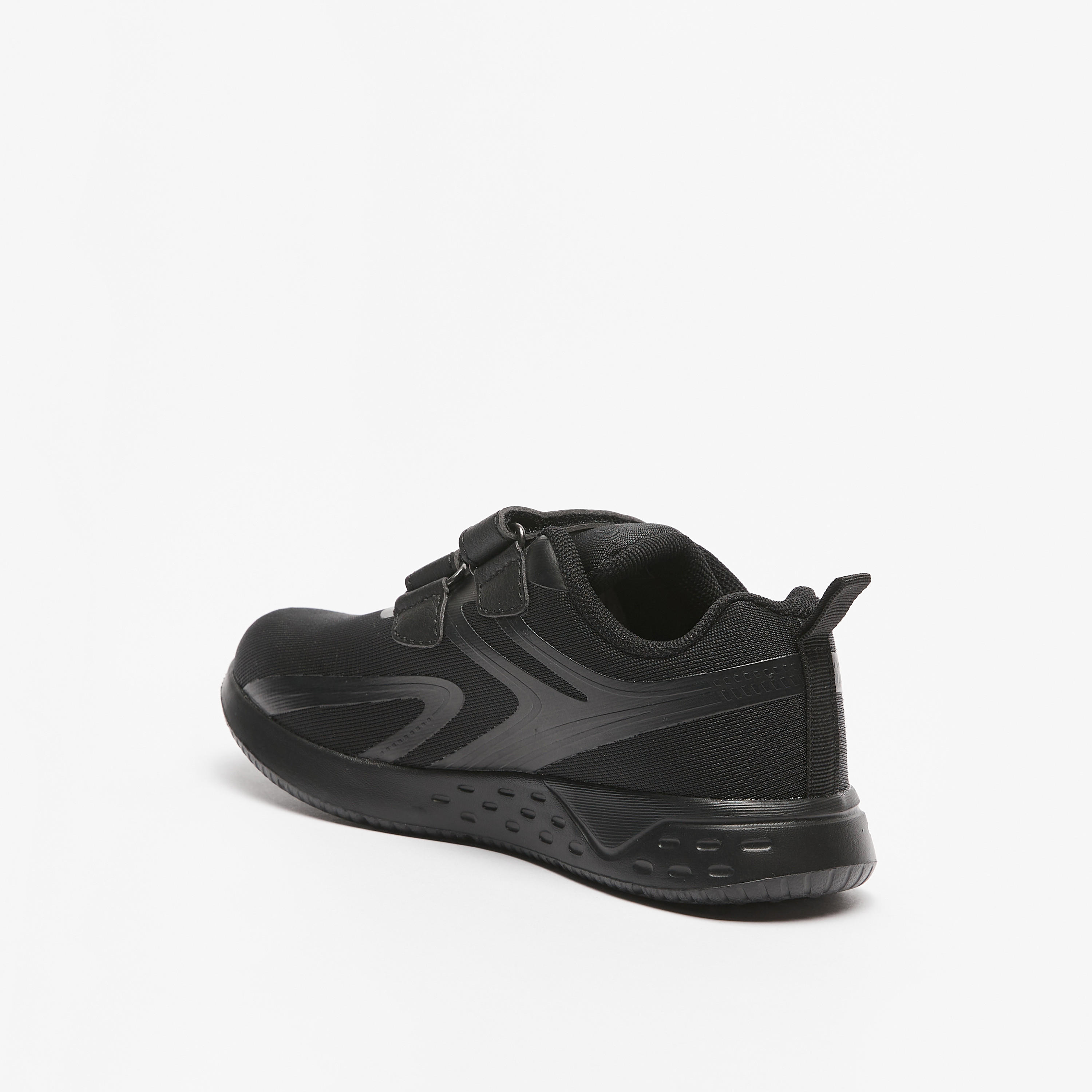 Dash Kids Hook & Loop Ankle Sneakers Cushioned Sole Shoes-boys-shoes-schoolshoes-image-2