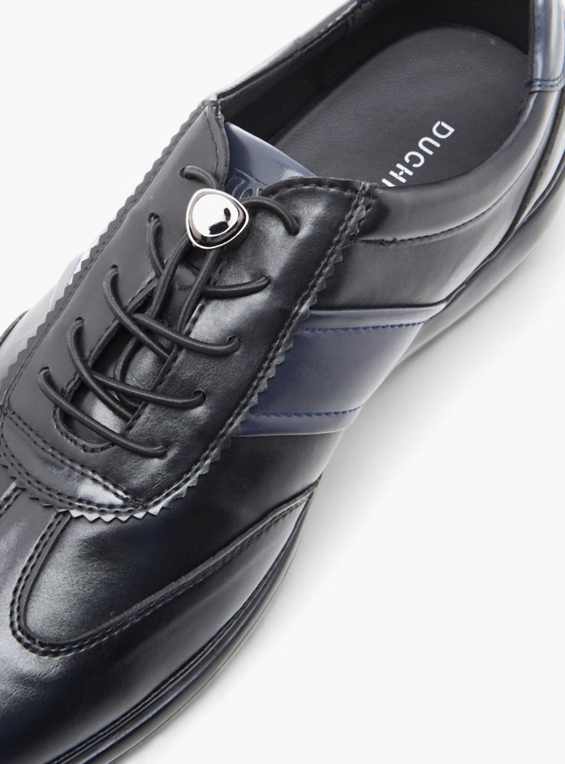 Duchini Men's Panelled Sneakers with No-Tie Laces-men-shoes-sneakers-image-4