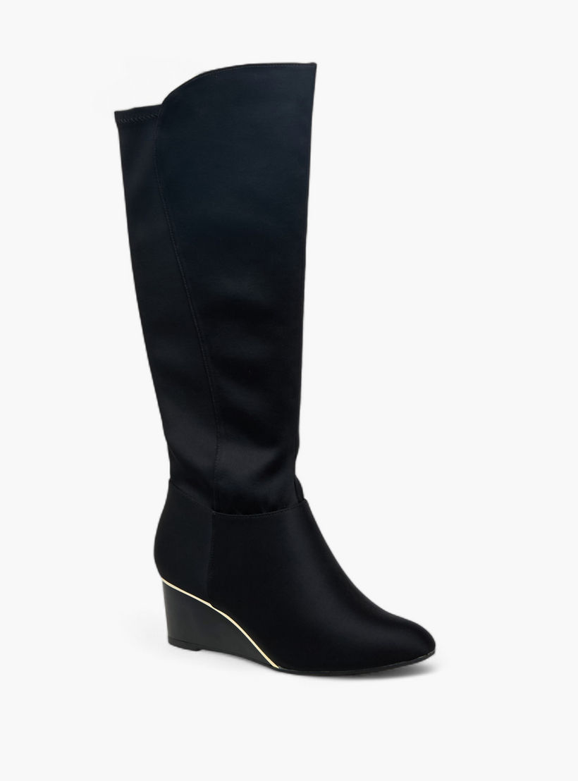 Celeste Women Wedge Heel High Shaft Boots-women-shoes-boots-image-2