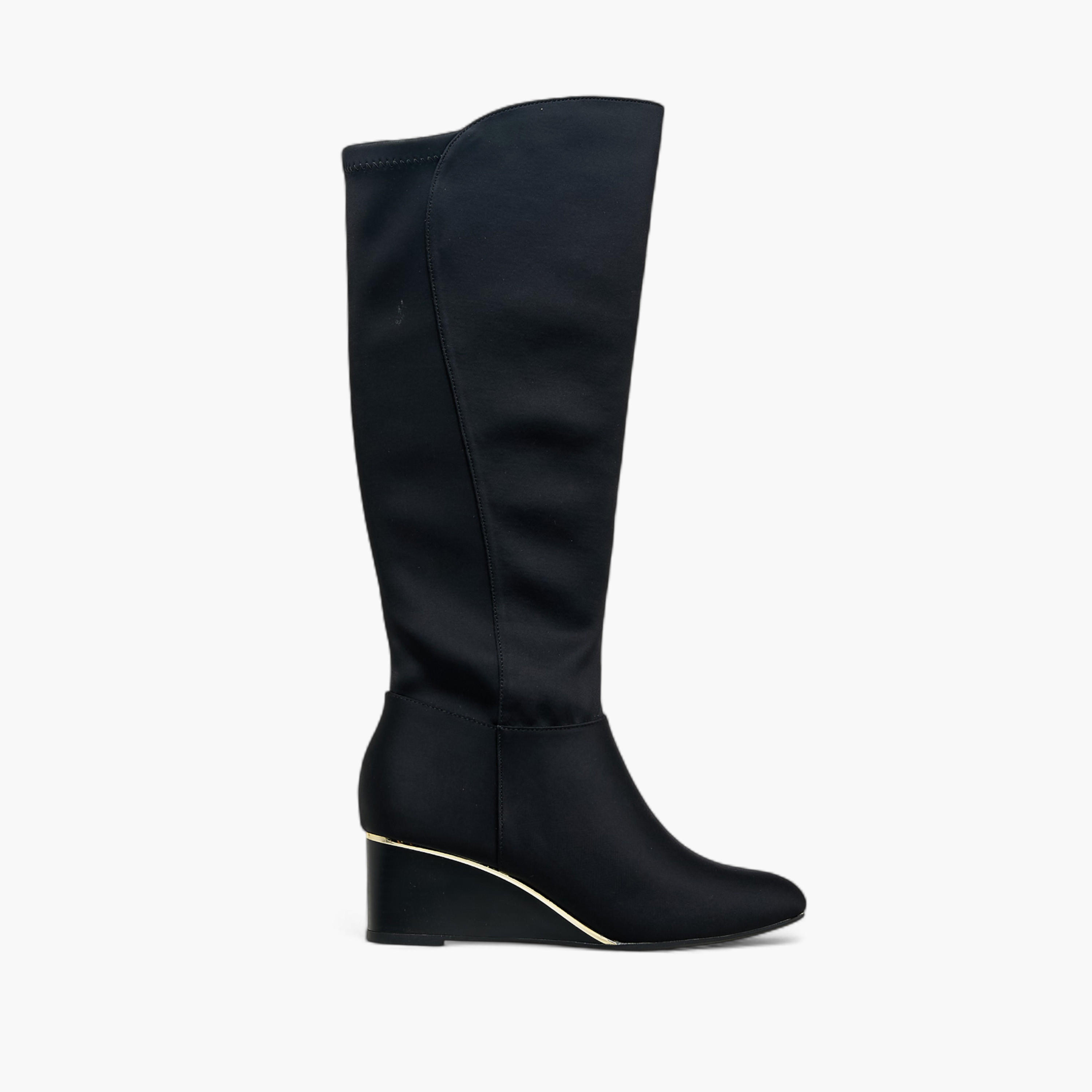 Celeste Women Wedge Heel High Shaft Boots-women-shoes-boots-image-3