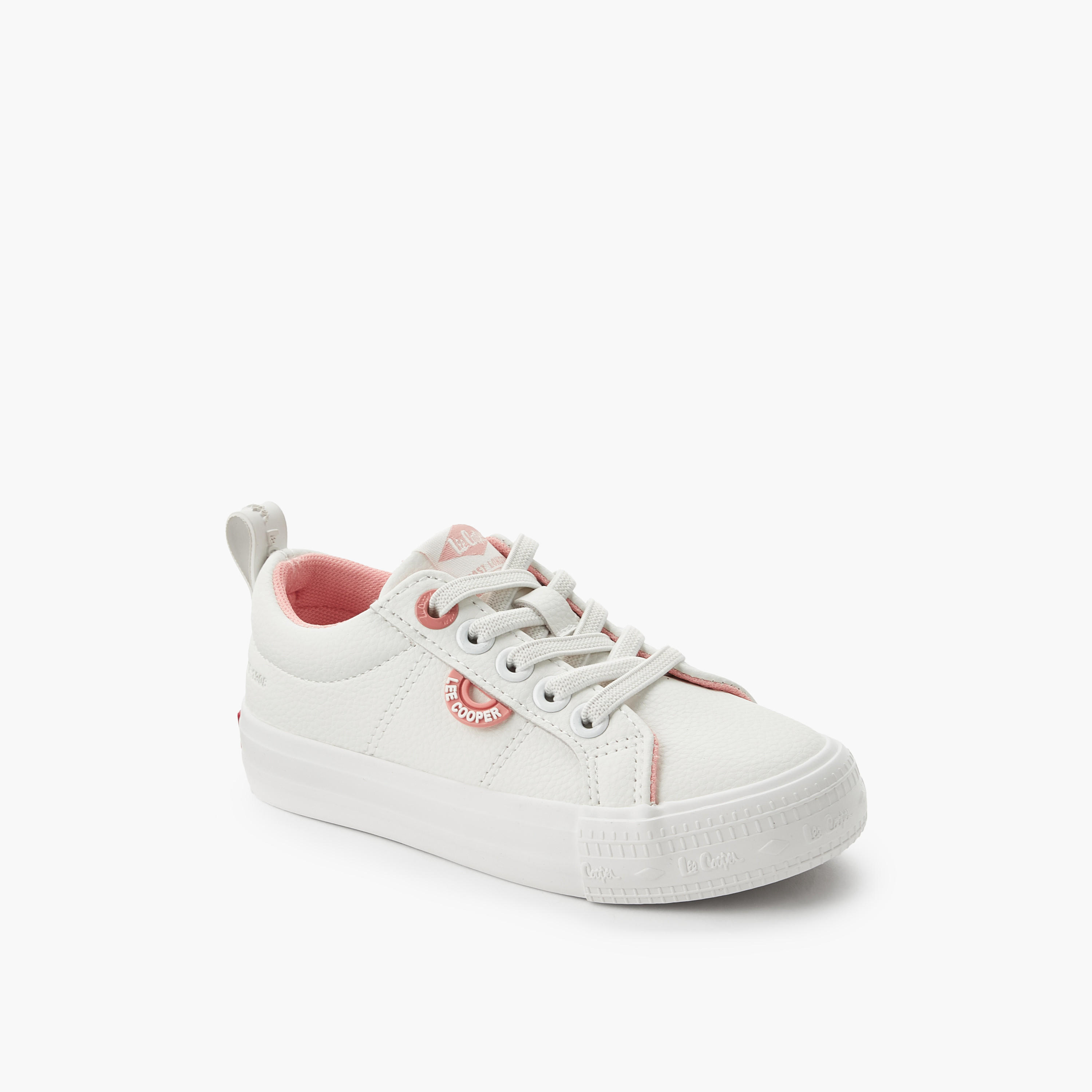 Lee Cooper Girls Lace-Up Sneakers-girls-shoes-sneakers-image-2
