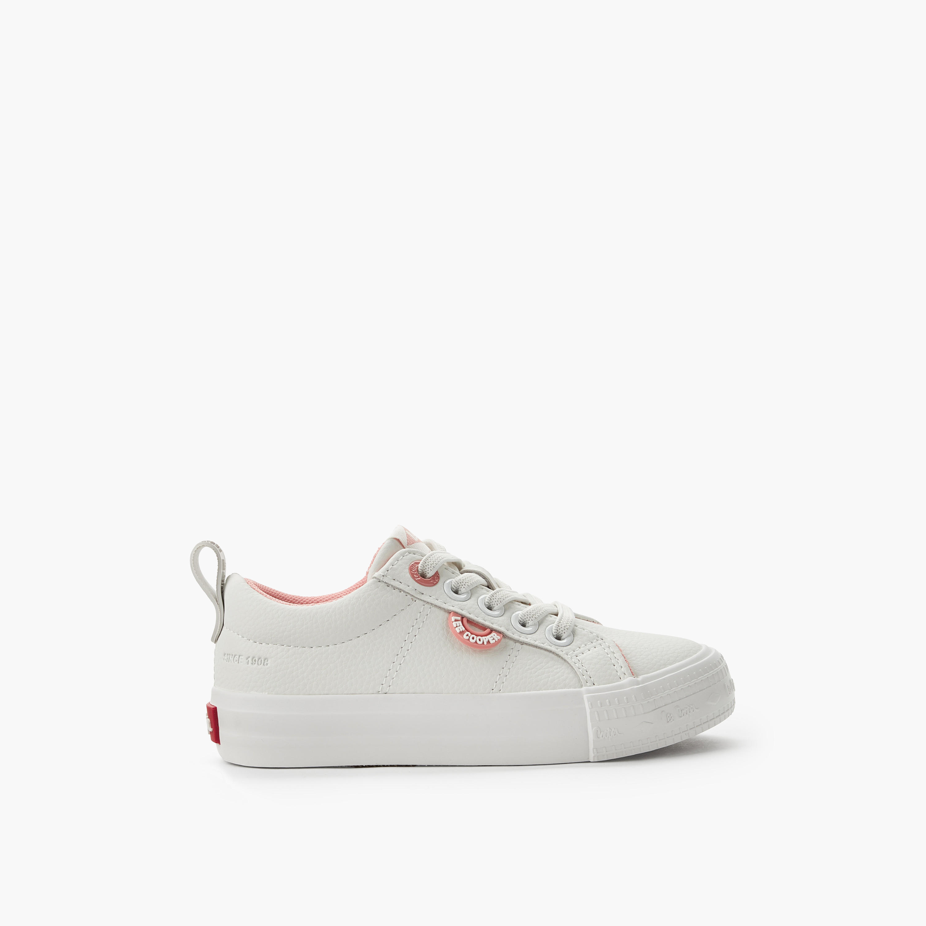 Lee Cooper Girls Lace-Up Sneakers-girls-shoes-sneakers-image-3