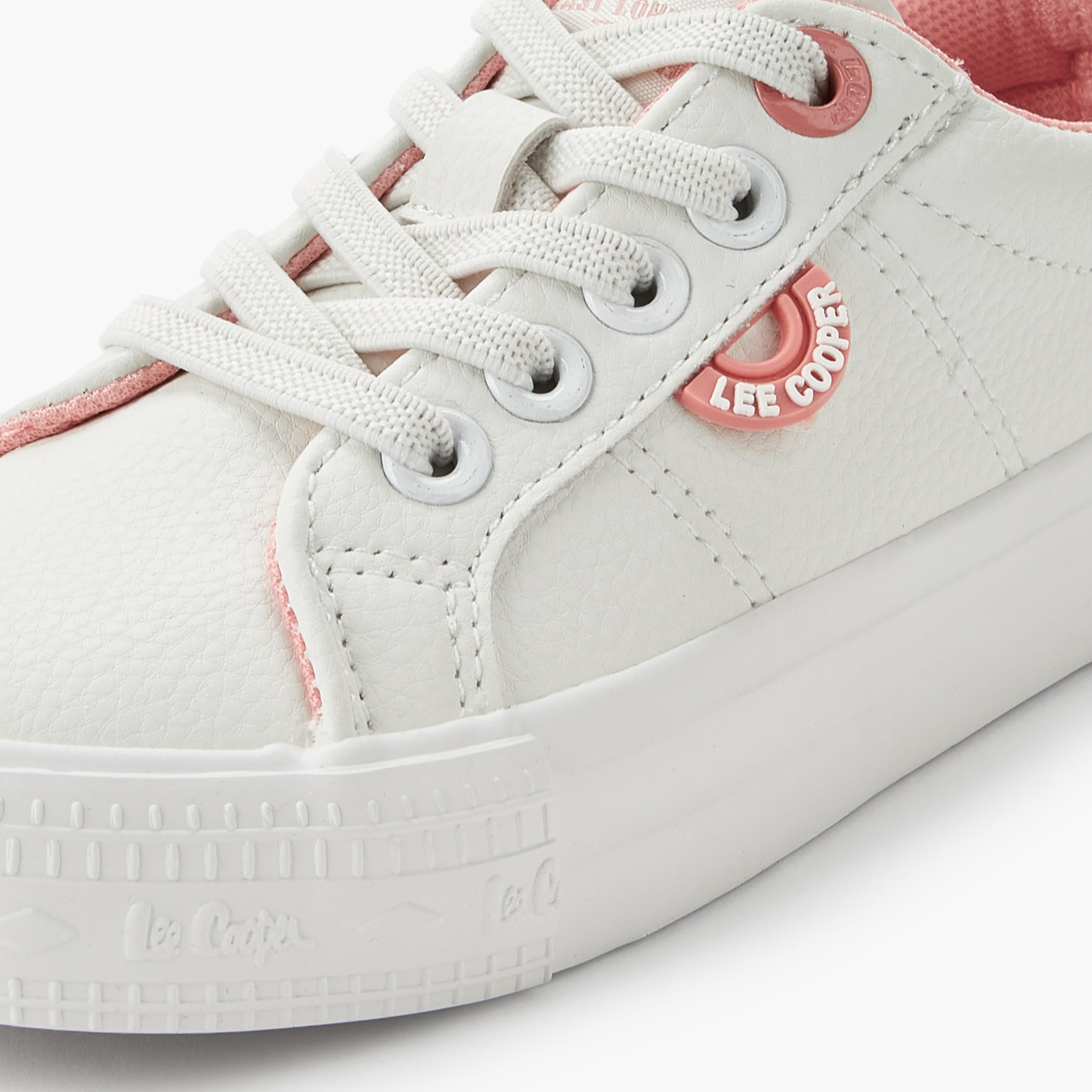 Lee Cooper Girls Lace-Up Sneakers-girls-shoes-sneakers-image-4