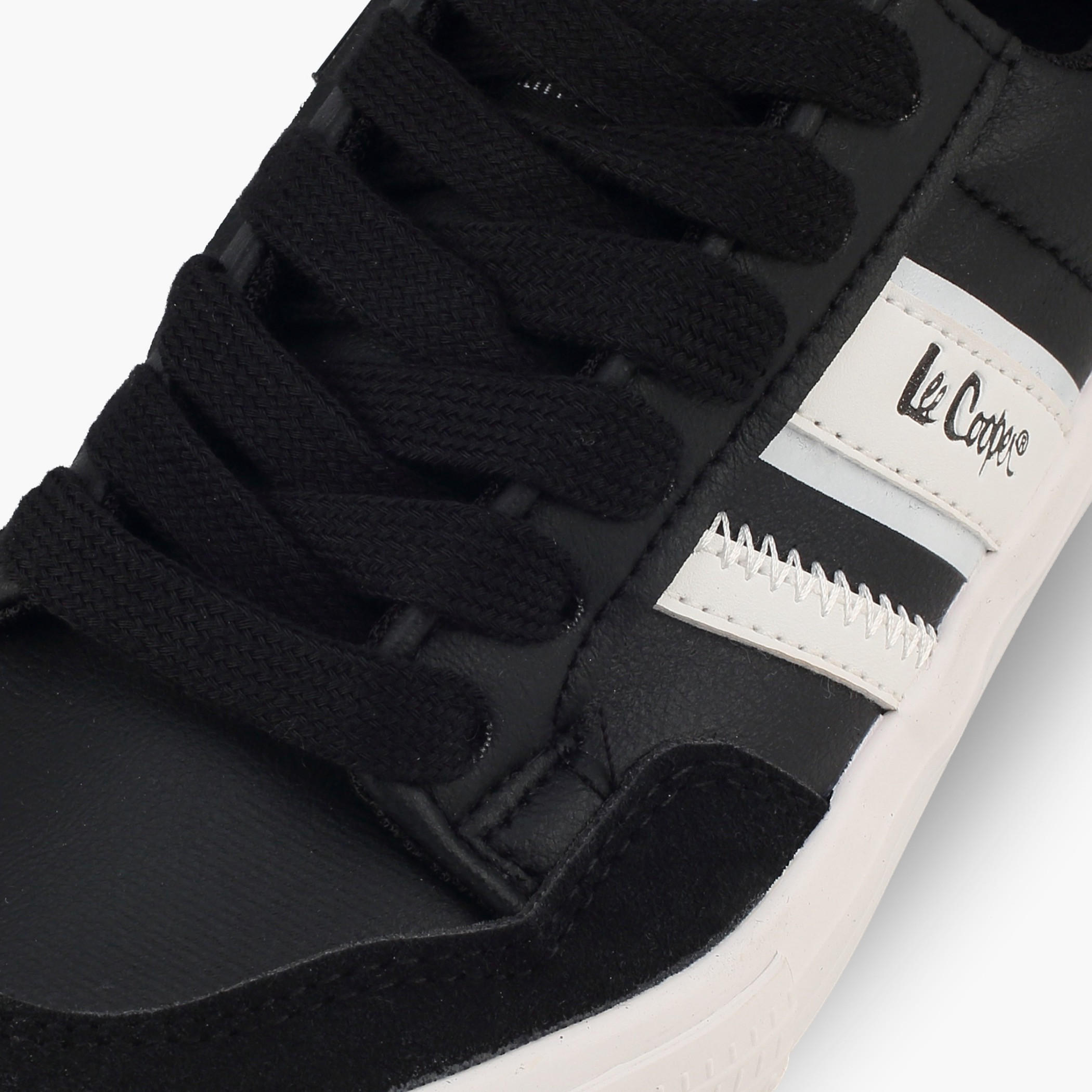 Lee Cooper Boys Logo Print Lace-Up Ankle Sneakers-boys-shoes-sneakers-image-4