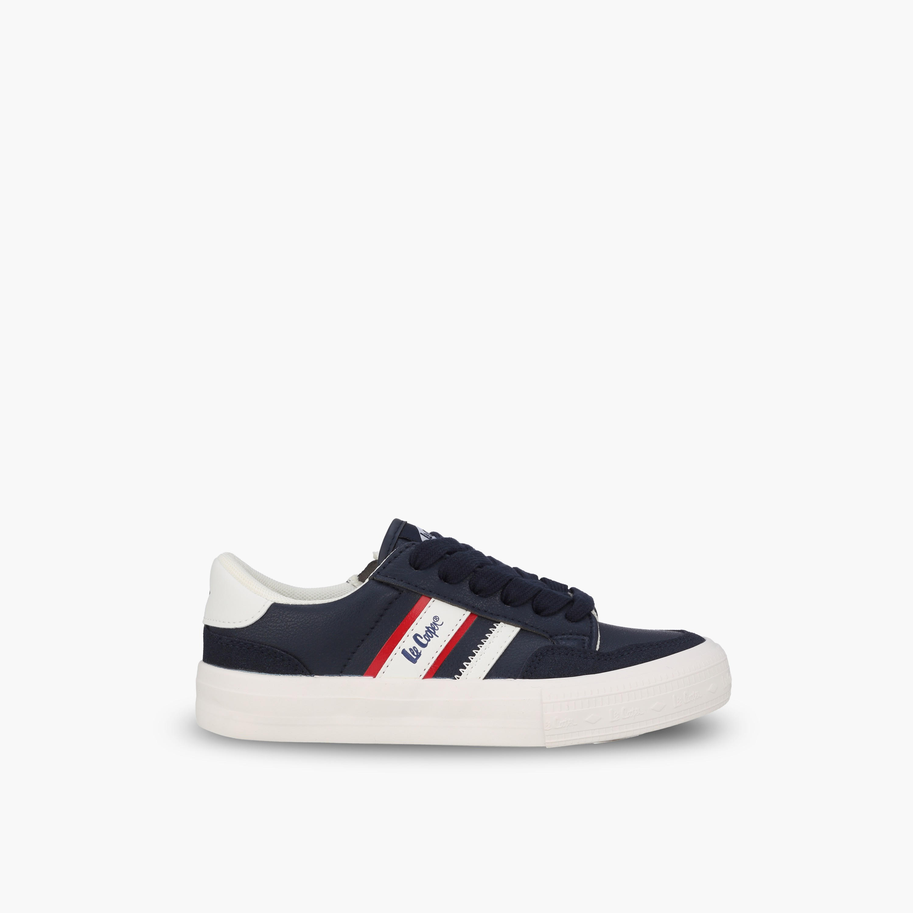 Lee Cooper Boys Logo Print Lace-Up Ankle Sneakers-boys-shoes-sneakers-image-3