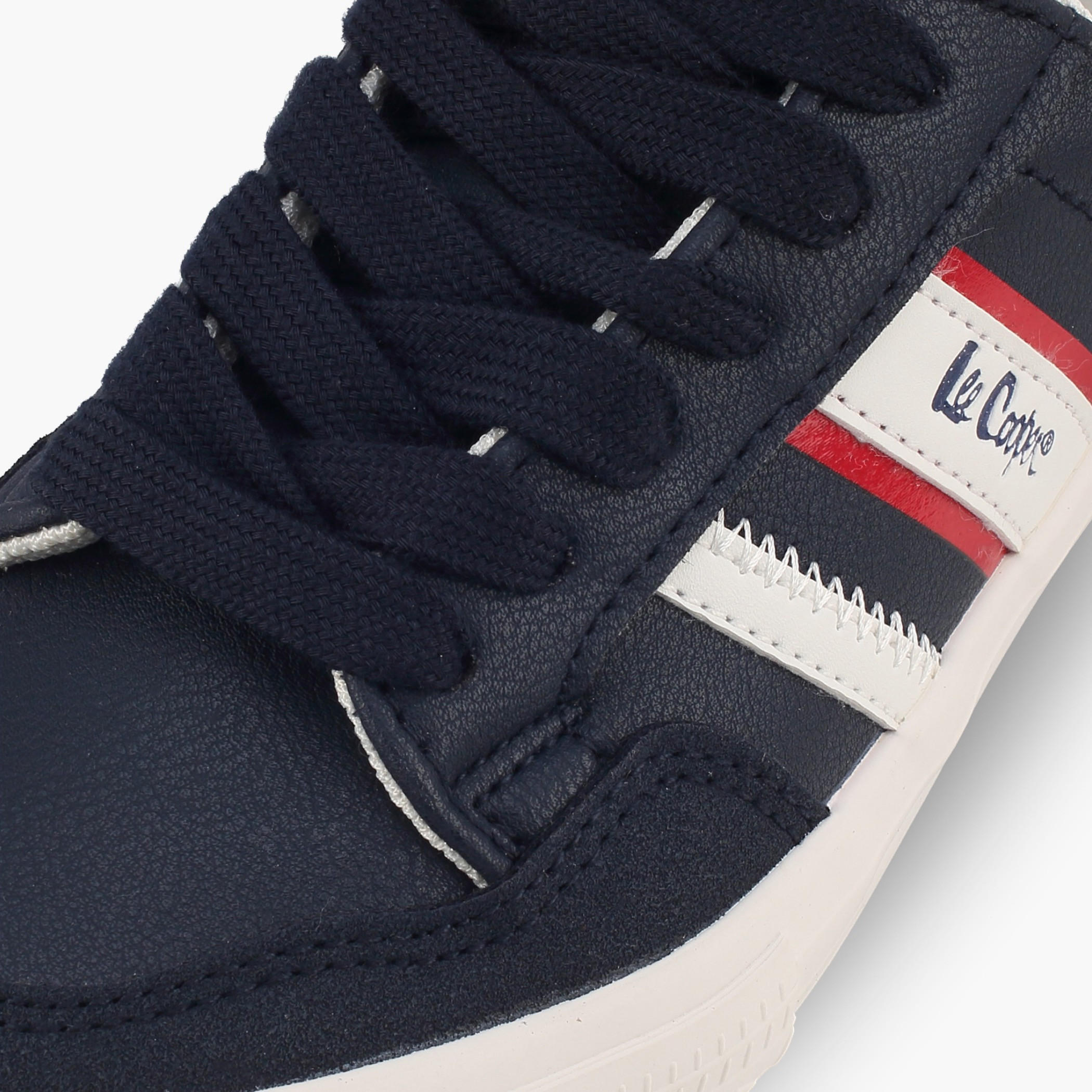Lee Cooper Boys Logo Print Lace-Up Ankle Sneakers-boys-shoes-sneakers-image-4