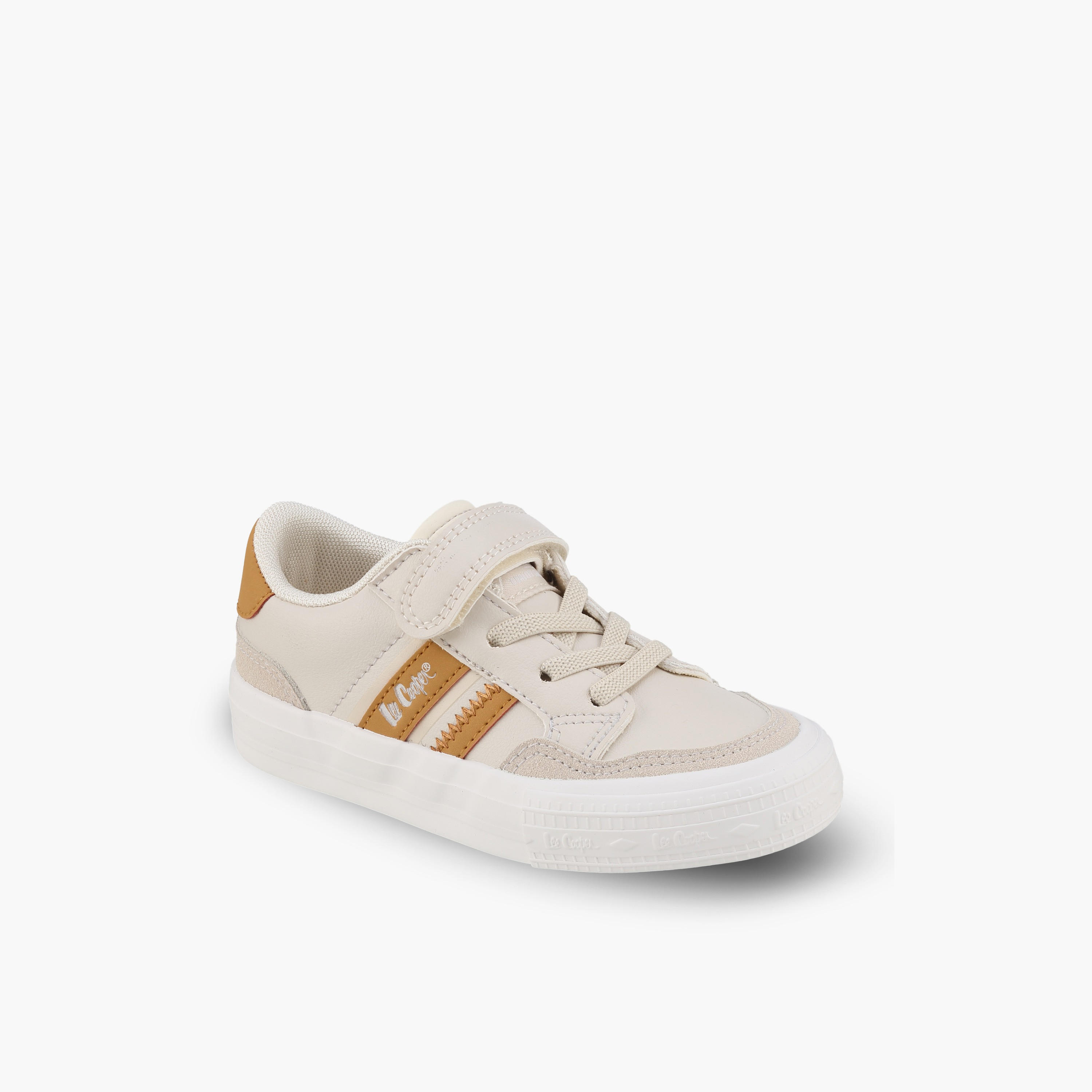 Lee Cooper Boys Logo Print Lace-Up Ankle Sneakers-boys-shoes-sneakers-image-2