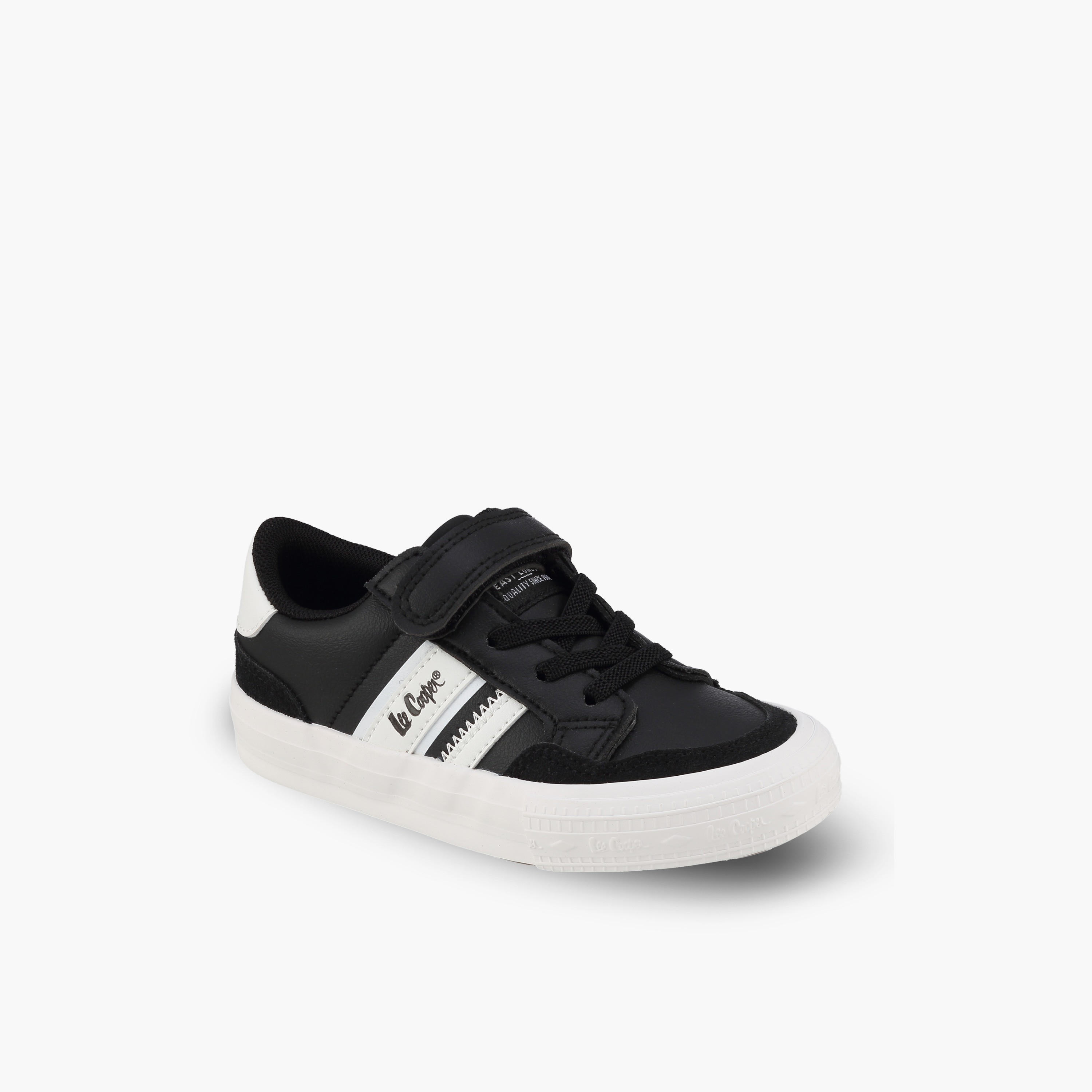 Lee Cooper Boys Logo Print Lace-Up Ankle Sneakers-boys-shoes-sneakers-image-2