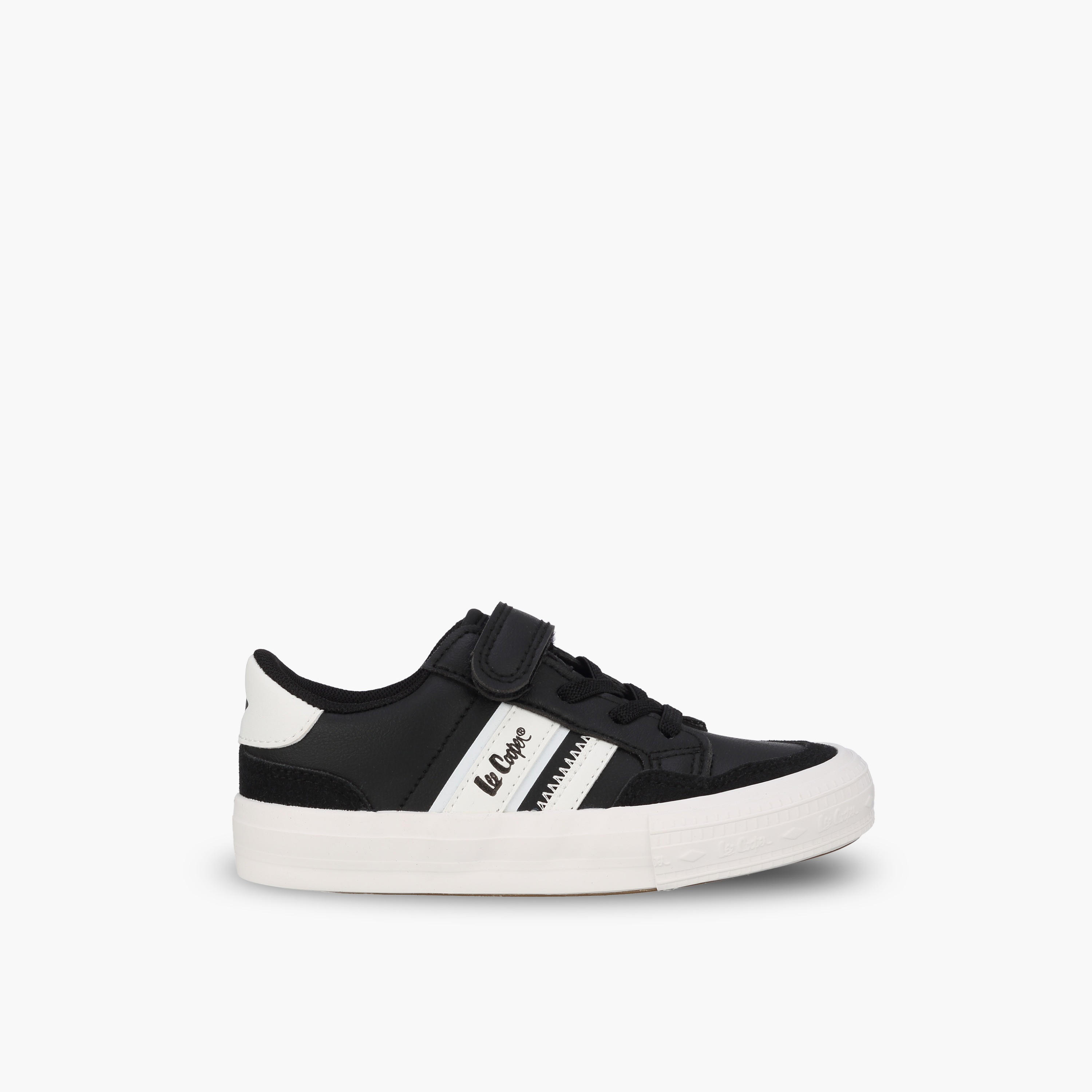Lee Cooper Boys Logo Print Lace-Up Ankle Sneakers-boys-shoes-sneakers-image-3