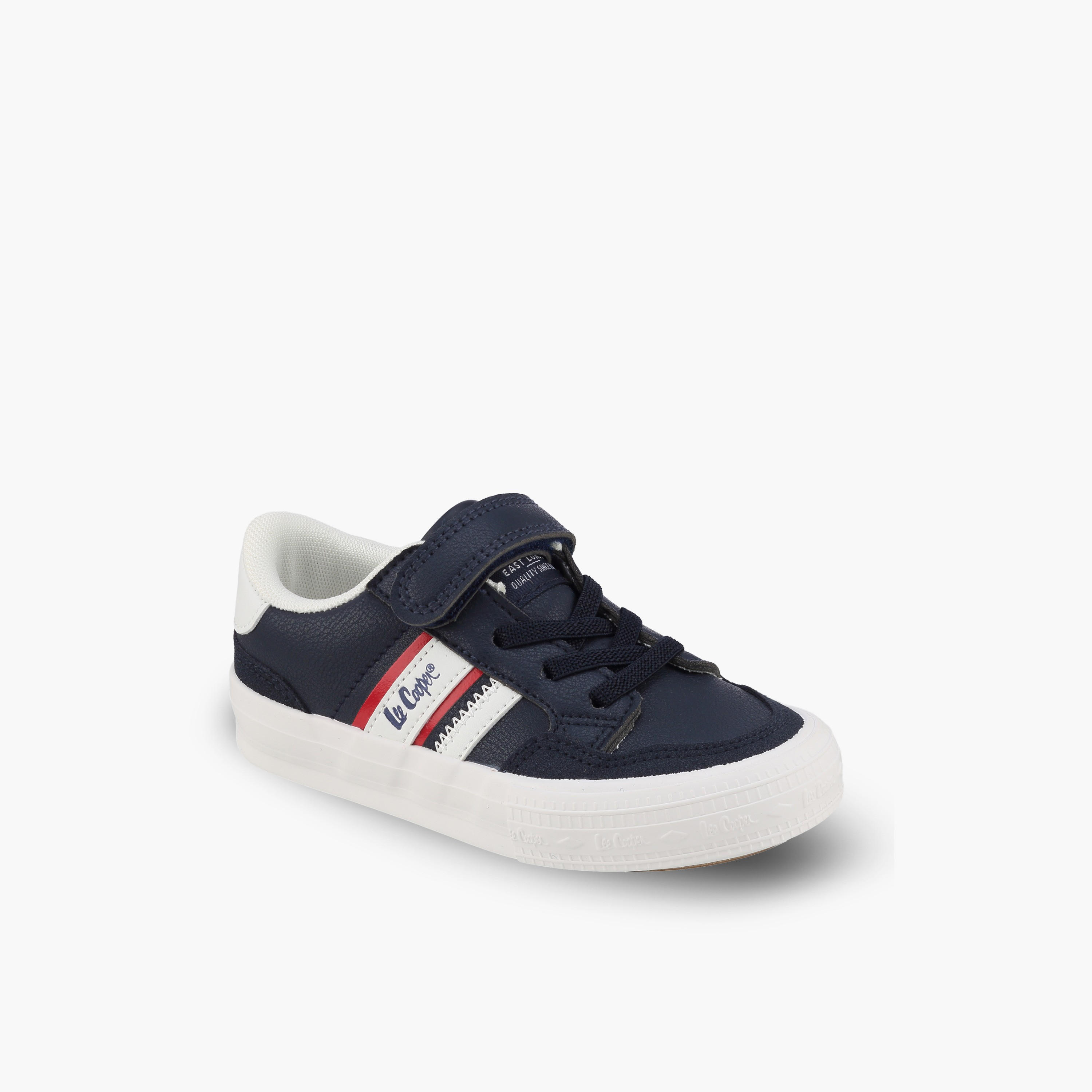 Lee Cooper Boys Logo Print Lace-Up Ankle Sneakers-boys-shoes-sneakers-image-2