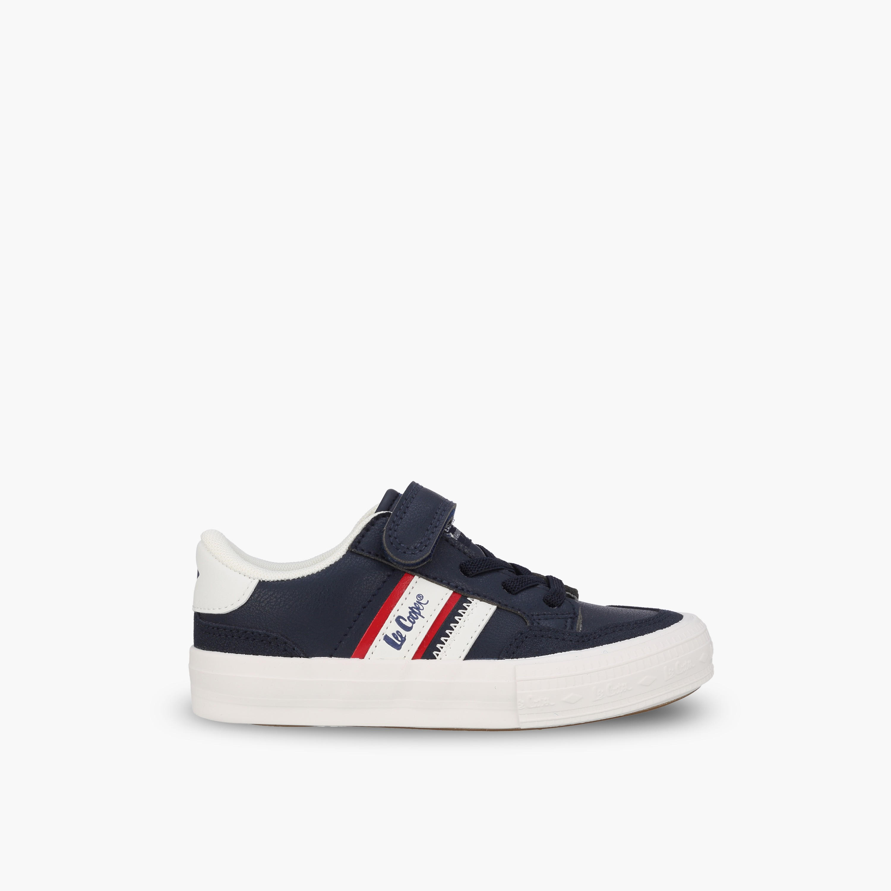 Lee Cooper Boys Logo Print Lace-Up Ankle Sneakers-boys-shoes-sneakers-image-3