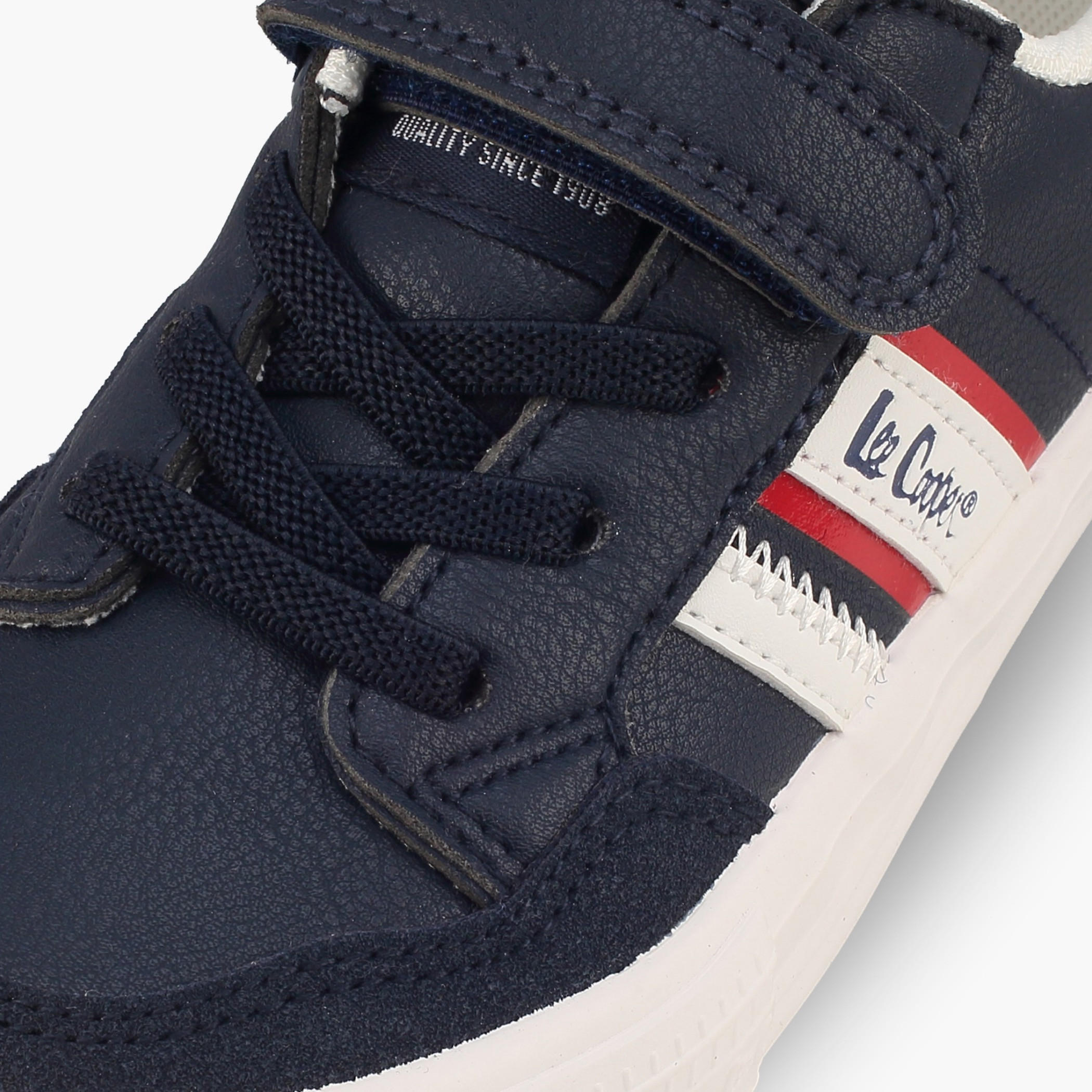 Lee Cooper Boys Logo Print Lace-Up Ankle Sneakers-boys-shoes-sneakers-image-4