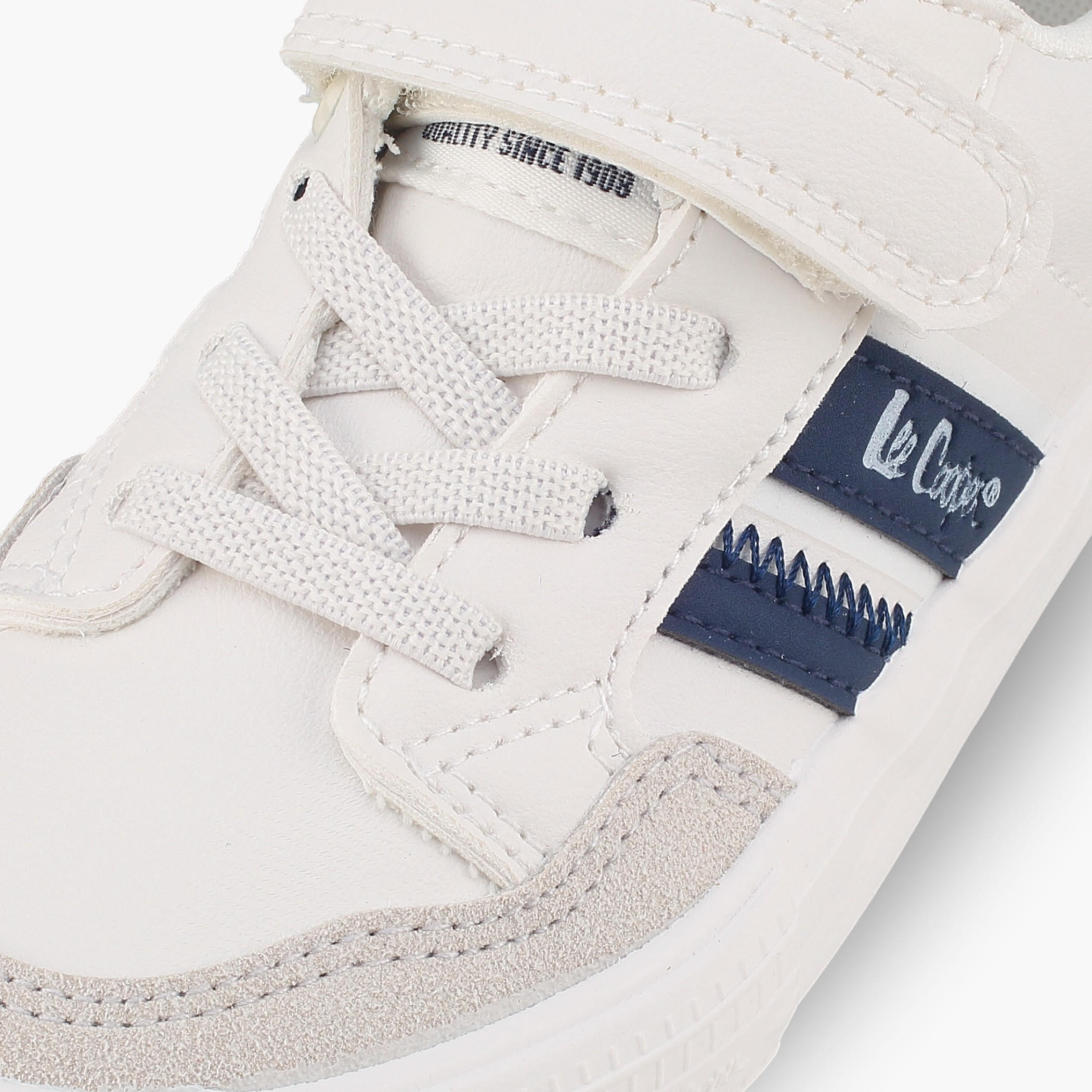 حذاء سنيكرز للبنات بطبعة شعار بكاحل وشريط إغلاق لاصق من لي كوبر-girls-shoes-sneakers-image-4