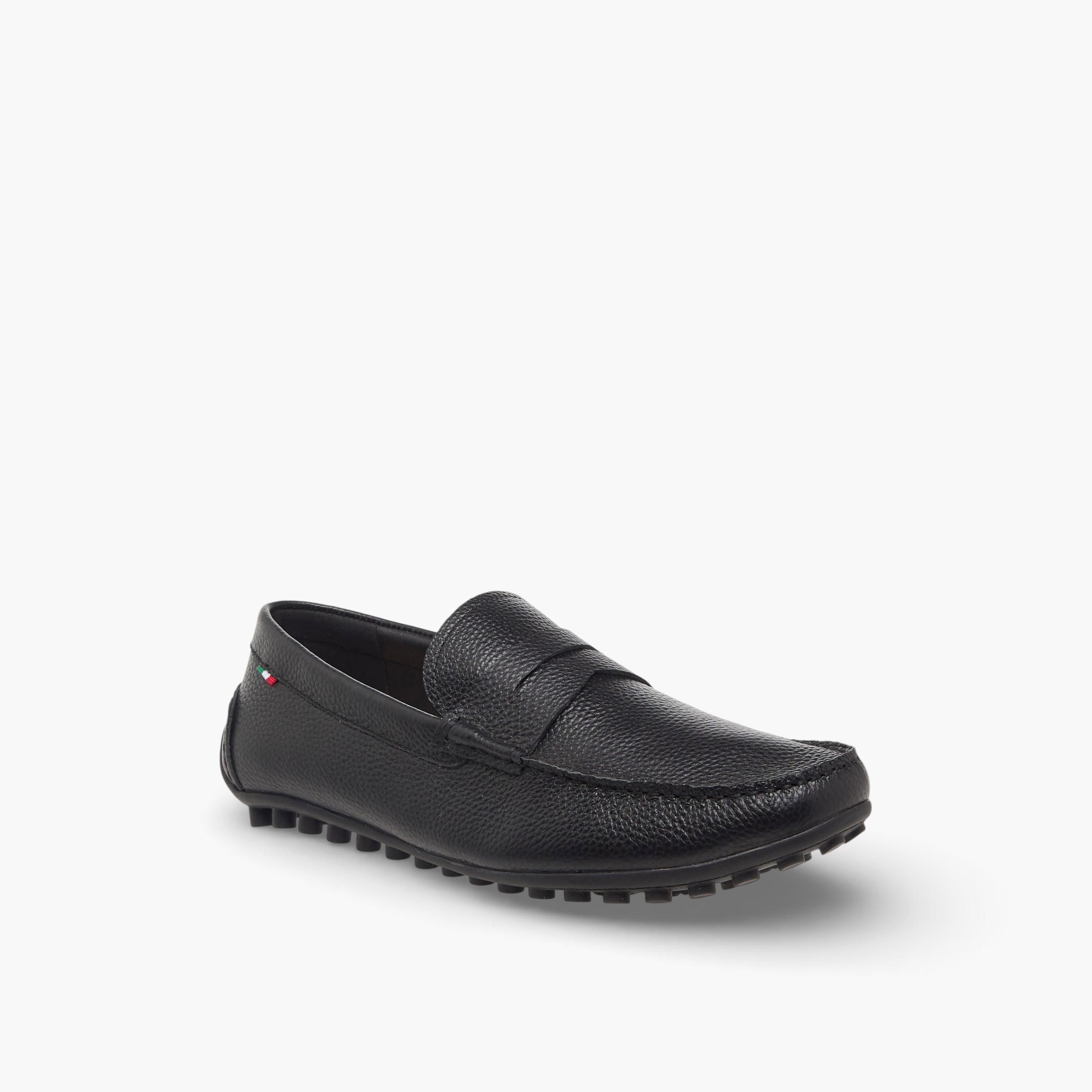 حذاء موكاسين جلد بملمس بارز للرجال من رينزو روغاني-men-shoes-formalshoes-image-2