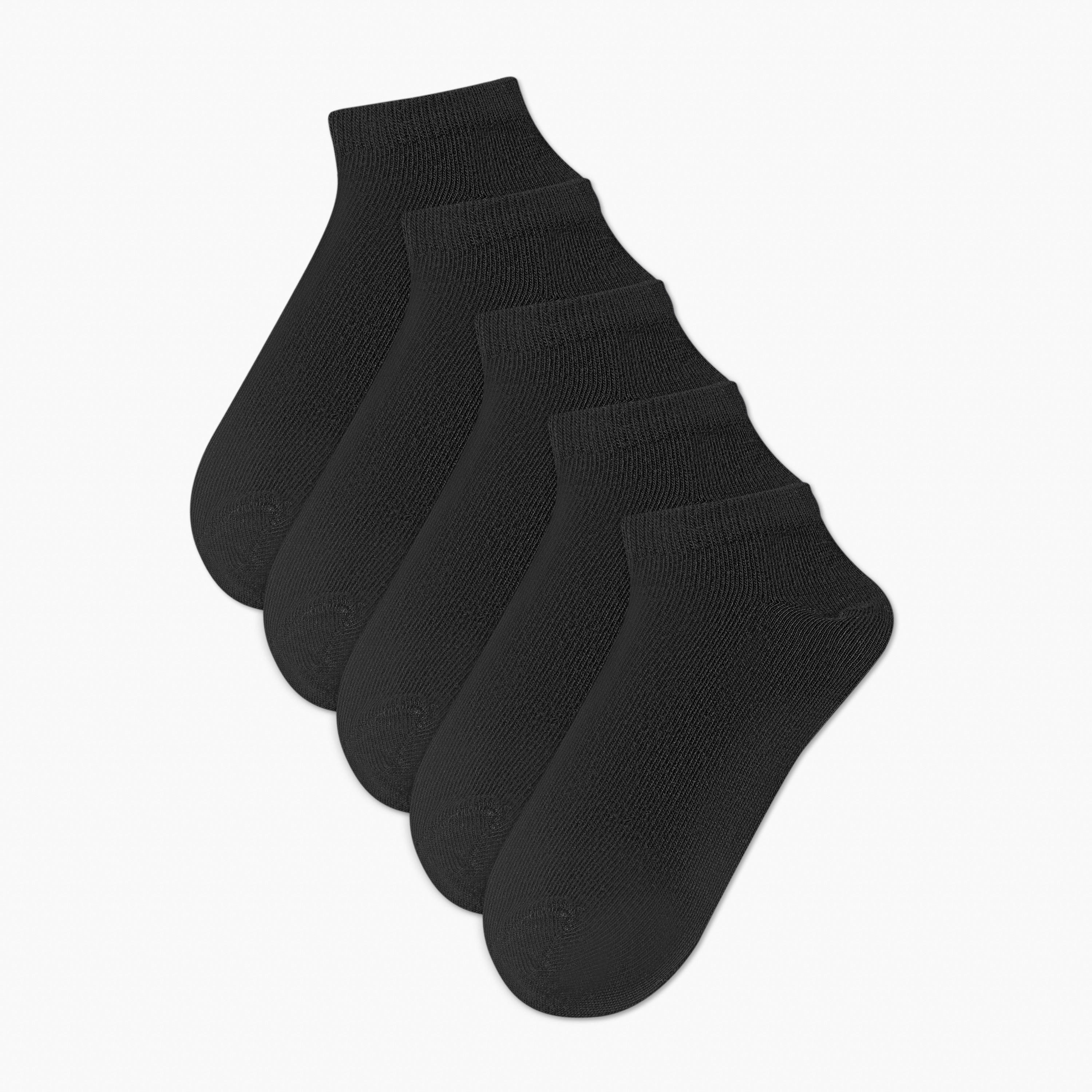 Textured Ankle Length Socks - Set of 5-girls-accessories-socks-image-1