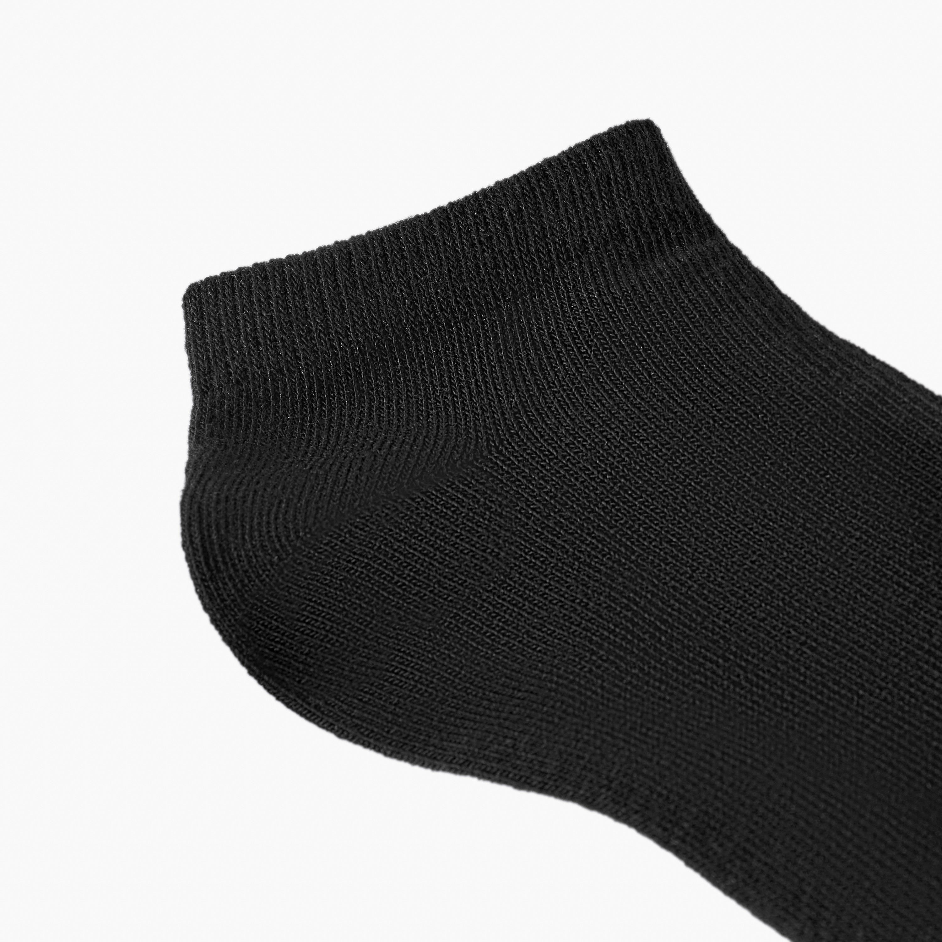 Textured Ankle Length Socks - Set of 5-girls-accessories-socks-image-3