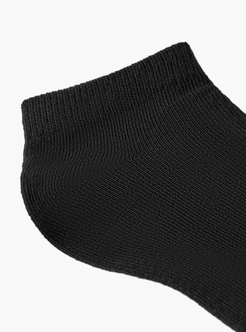 Textured Ankle Length Socks - Set of 5-girls-accessories-socks-image-3