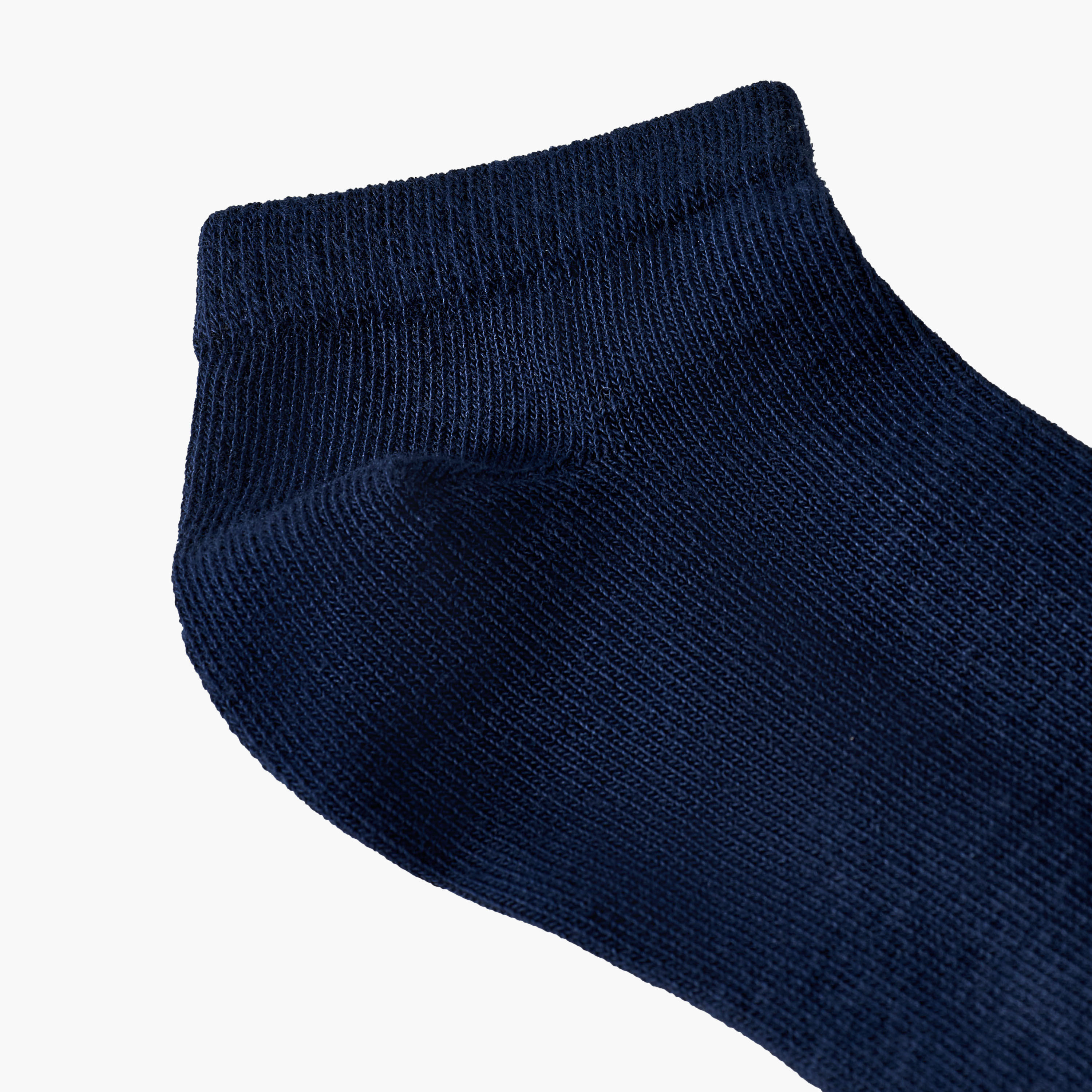 Textured Ankle Length Socks - Set of 5-girls-accessories-socks-image-3