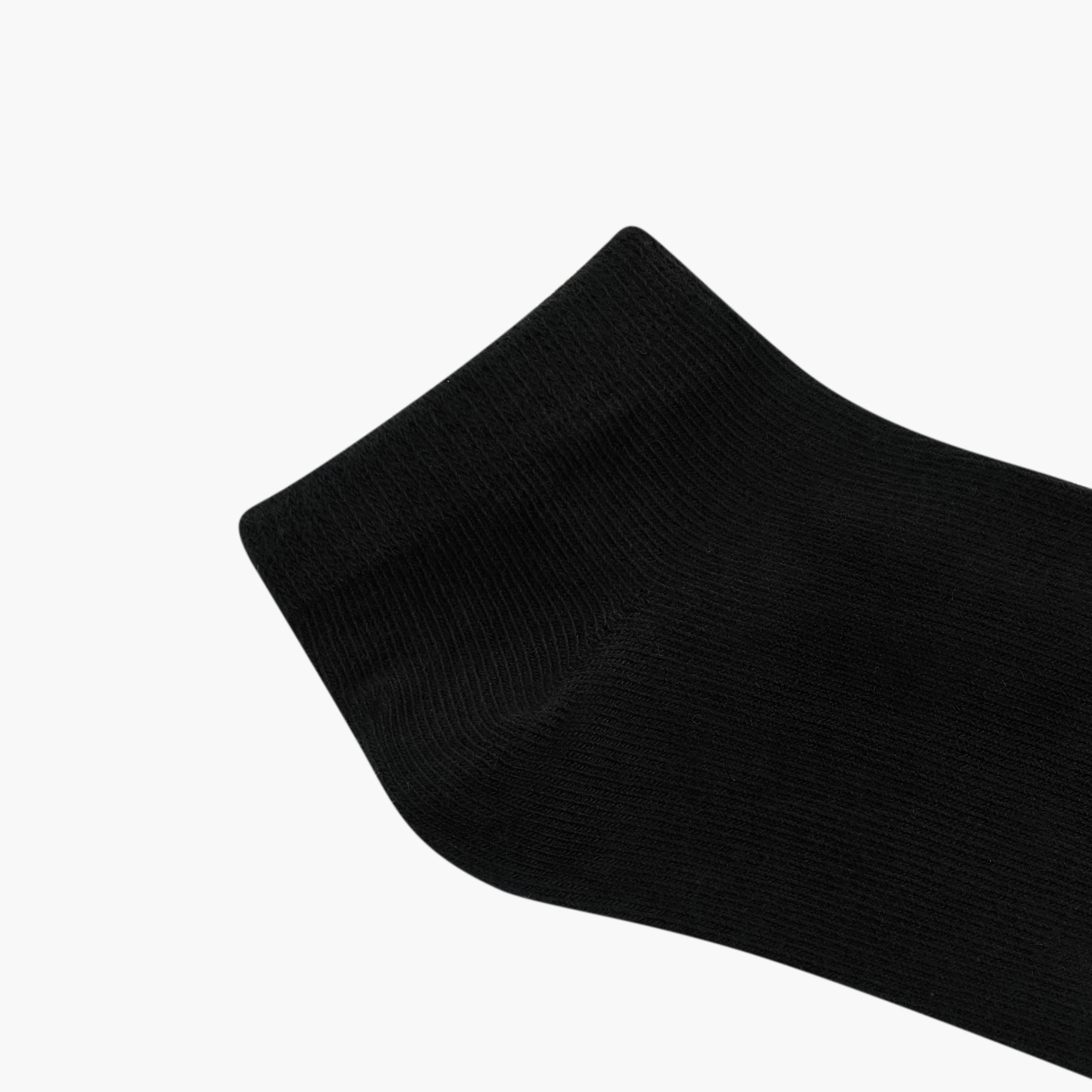 Textured Ankle Length Socks - Set of 5-girls-accessories-socks-image-3