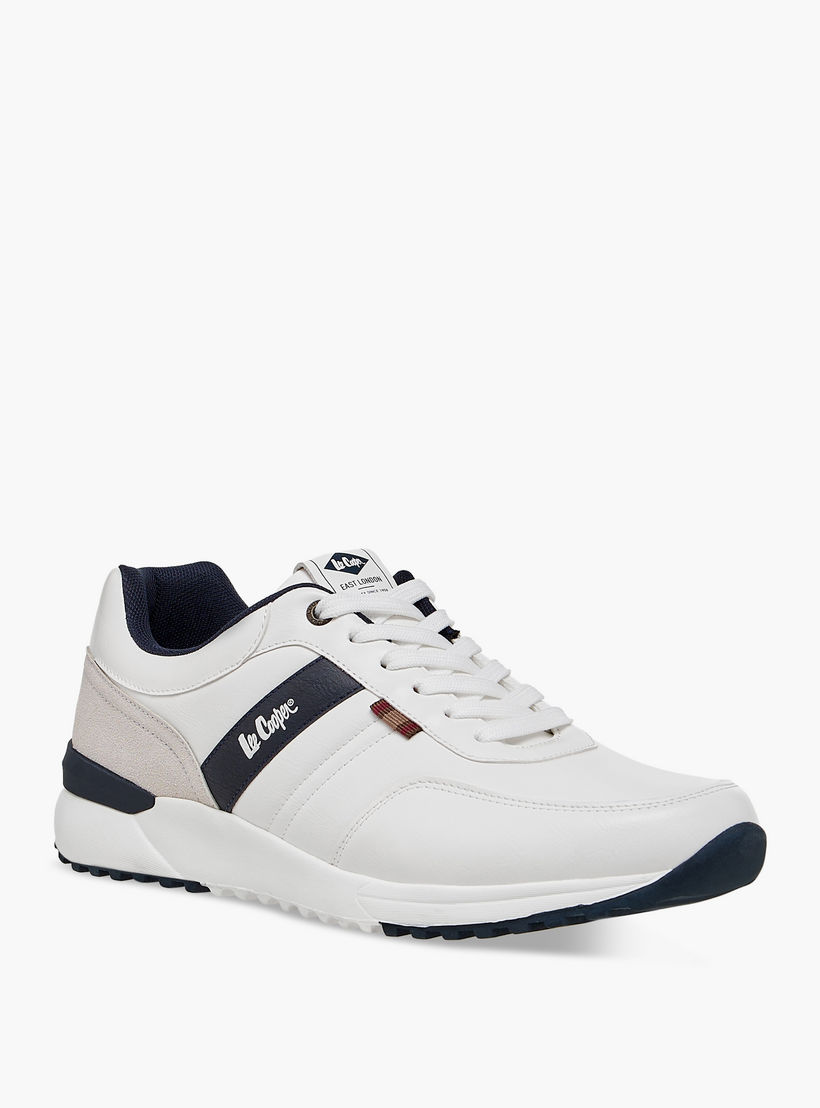 Lee Cooper Men's Panelled Lace-Up Sneakers-men-shoes-sneakers-image-2