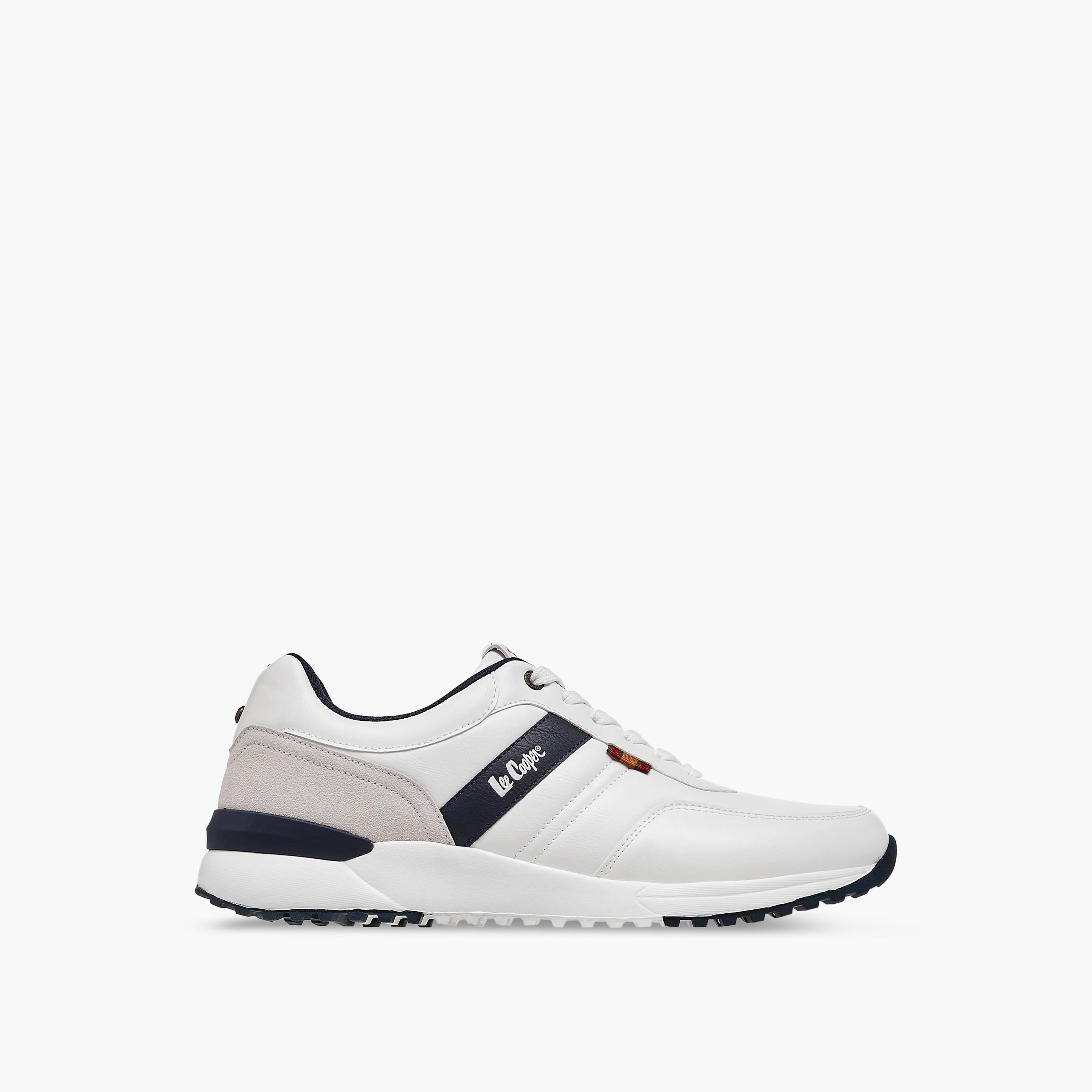 Lee Cooper Men's Panelled Lace-Up Sneakers-men-shoes-sneakers-image-3