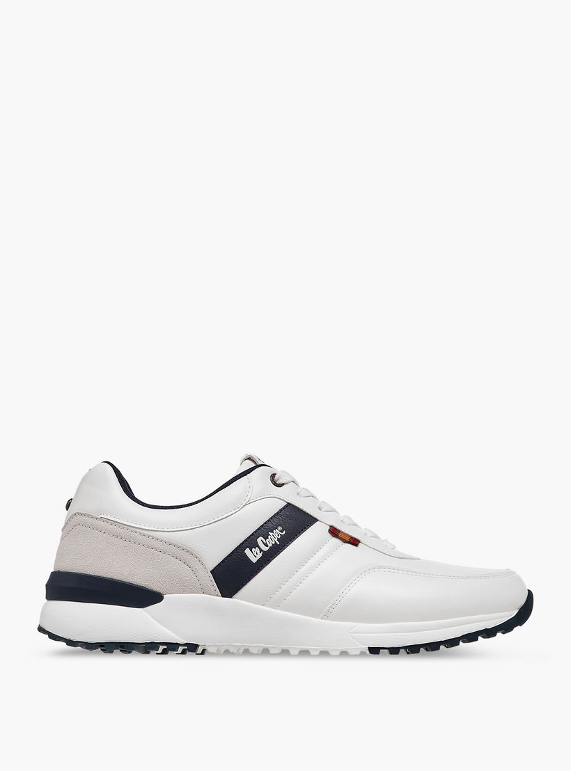 Lee Cooper Men's Panelled Lace-Up Sneakers-men-shoes-sneakers-image-3