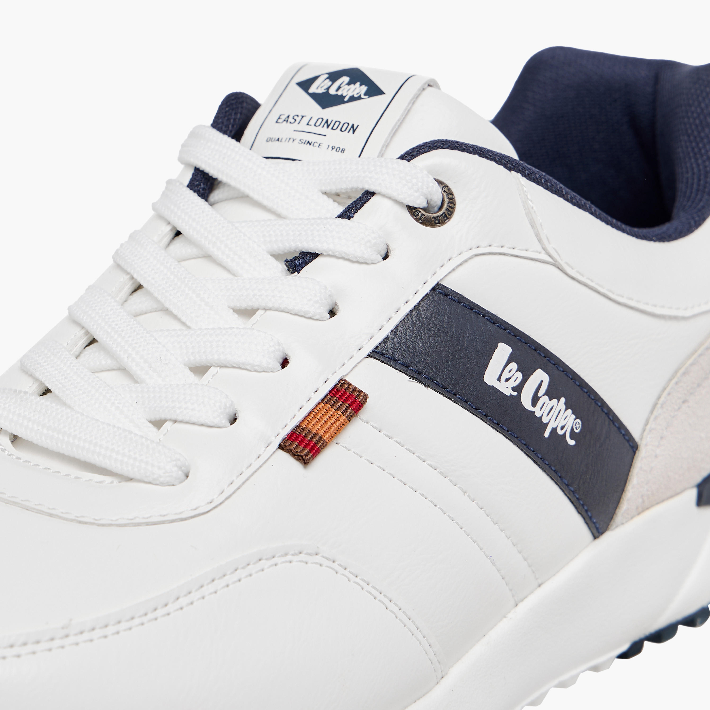 Lee Cooper Men's Panelled Lace-Up Sneakers-men-shoes-sneakers-image-5