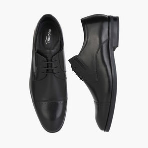 Duchini Men Genuine Leather Lace-Up Derby Shoes-men-shoes-image-1