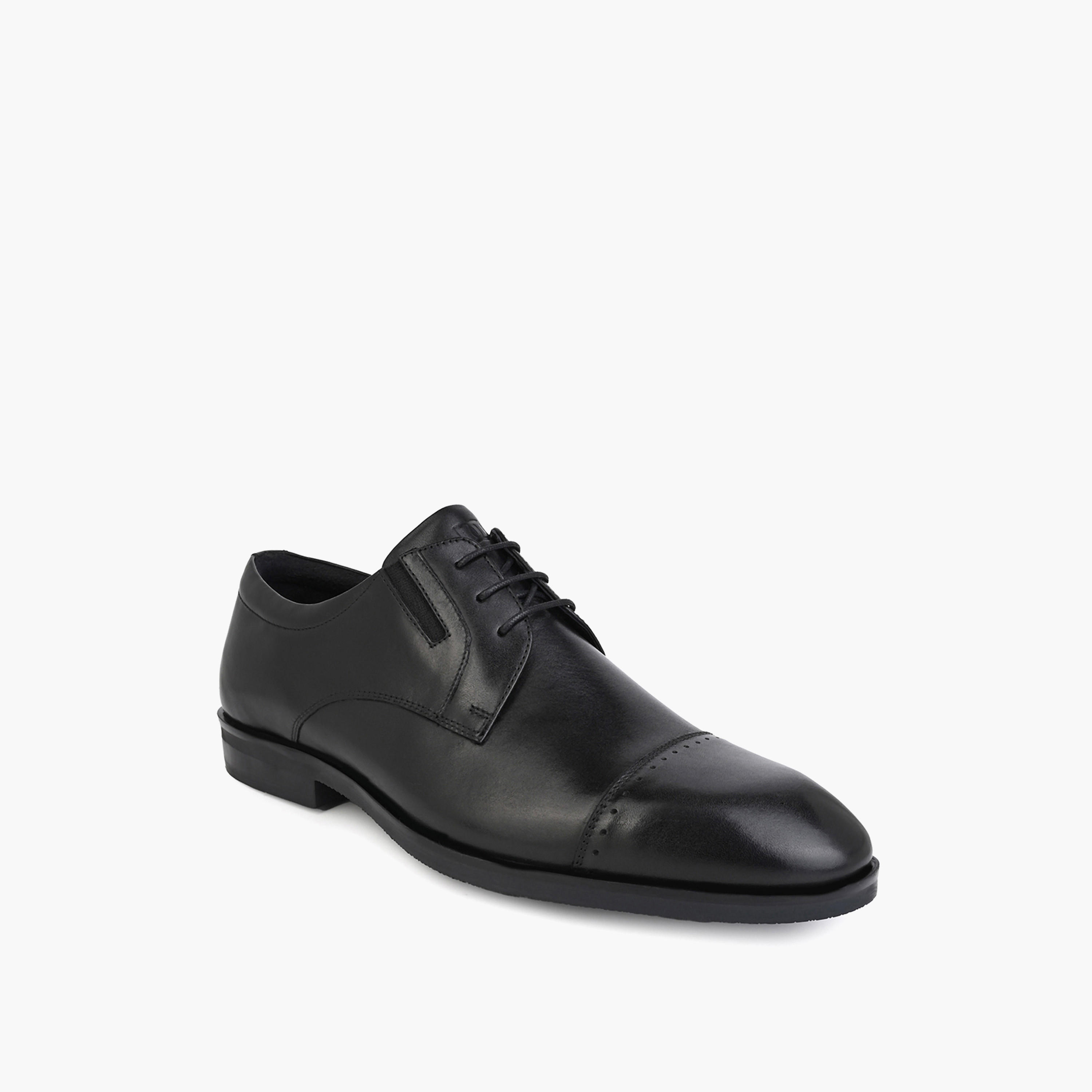 Duchini Men Genuine Leather Lace-Up Derby Shoes-men-shoes-formalshoes-image-2