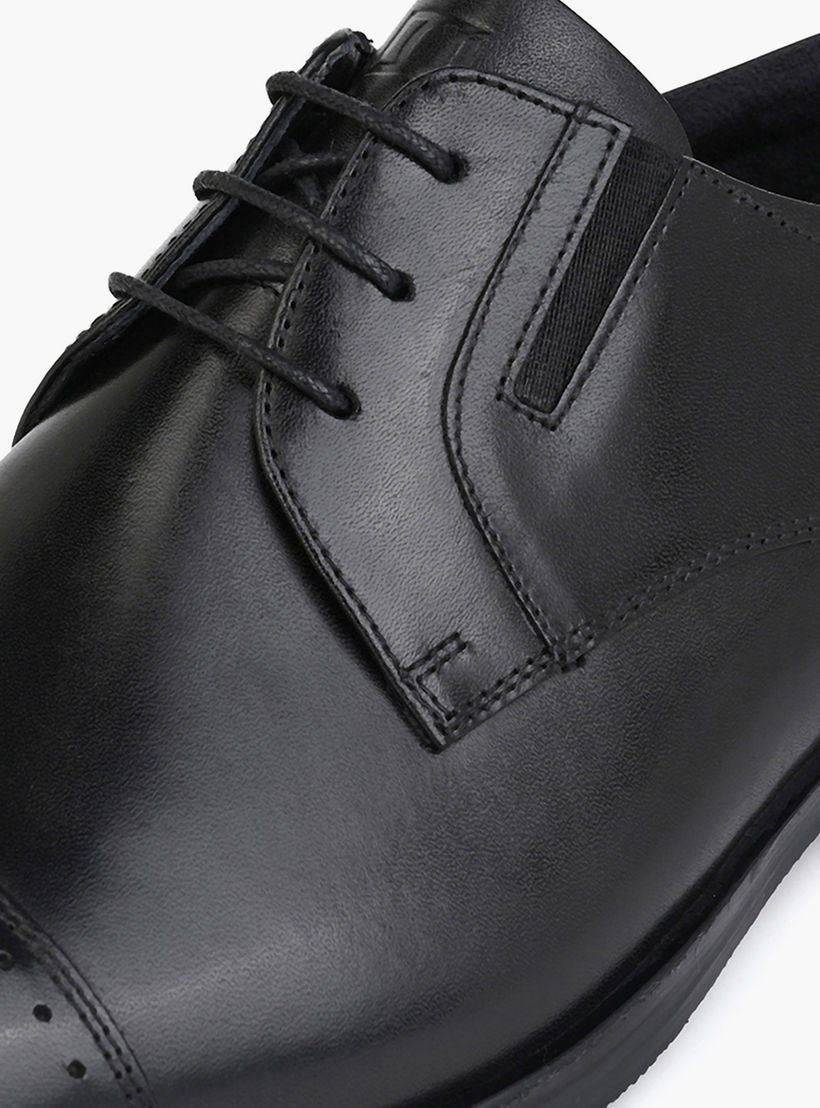 Duchini Men Genuine Leather Lace-Up Derby Shoes-men-shoes-formalshoes-image-4