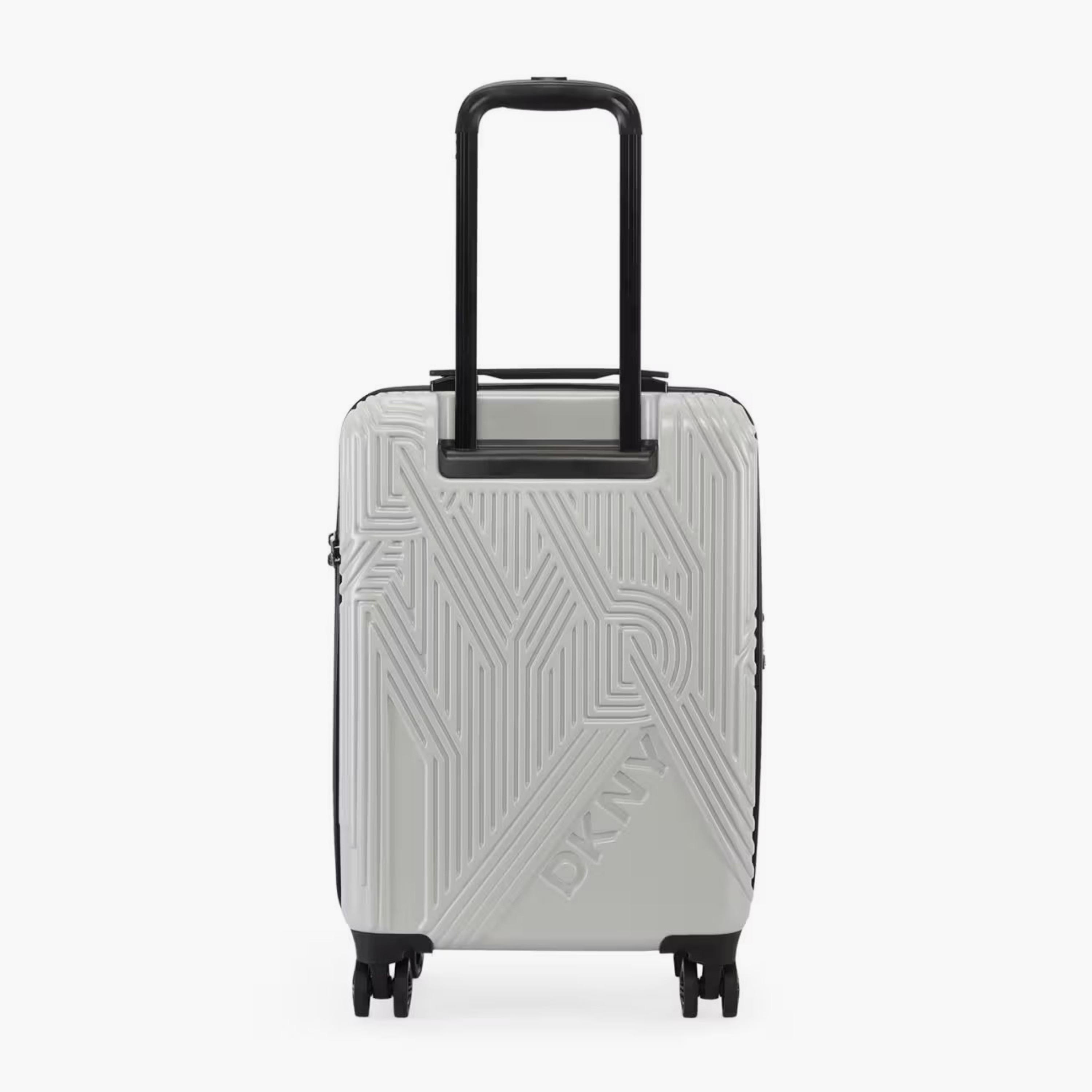DKNY Textured Hardcase Luggage Trolley with Retractable Handle - 24 inches Check-in Bag-travel-luggagesandbags-luggage-image-3