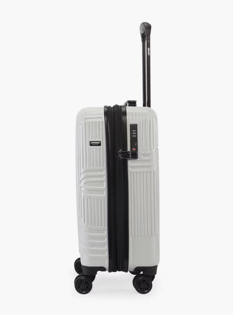 DKNY Textured Hardcase Luggage Trolley with Retractable Handle - 24 inches Check-in Bag-travel-luggagesandbags-luggage-image-5
