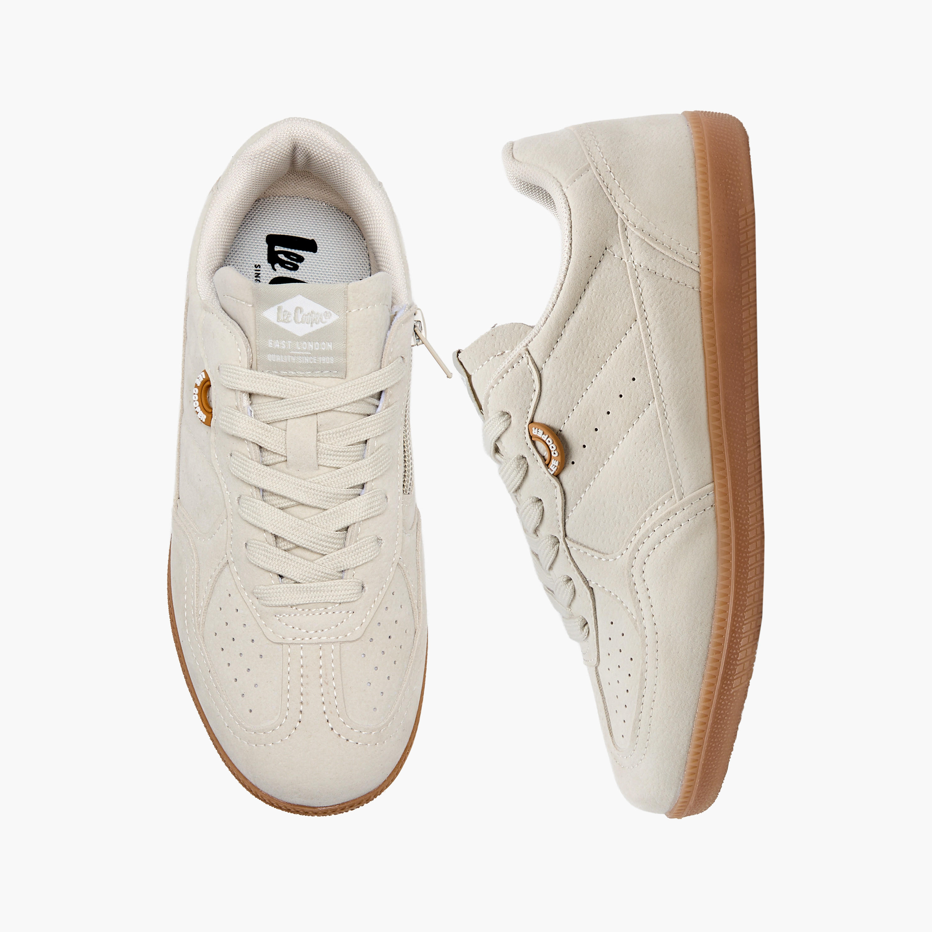 Lee Cooper Girls Lace-Up Ankle Sneakers-girls-shoes-sneakers-image-1