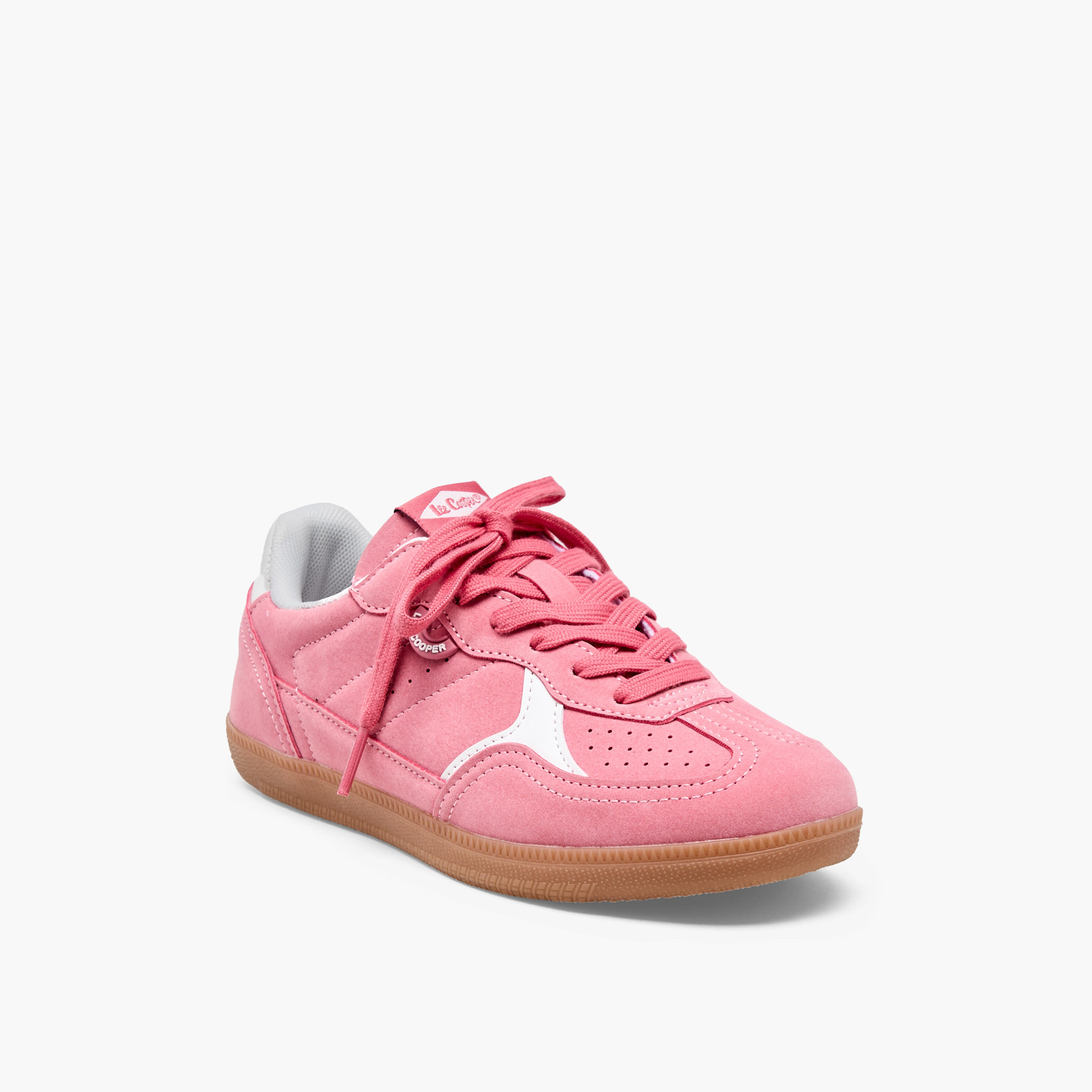 Lee Cooper Girls Lace-Up Ankle Sneakers-girls-shoes-sneakers-image-2