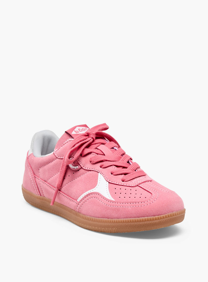 Lee Cooper Girls Lace-Up Ankle Sneakers-girls-shoes-sneakers-image-2